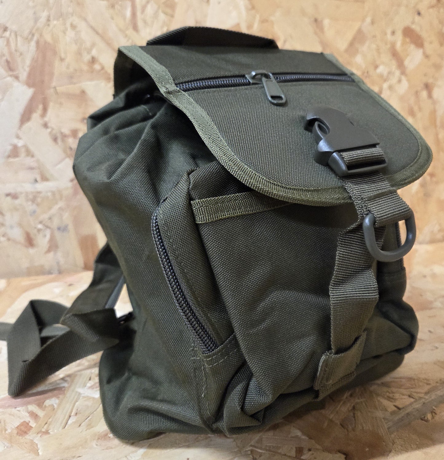 Military Style Mini Backpack Utility Bag Olive Green New