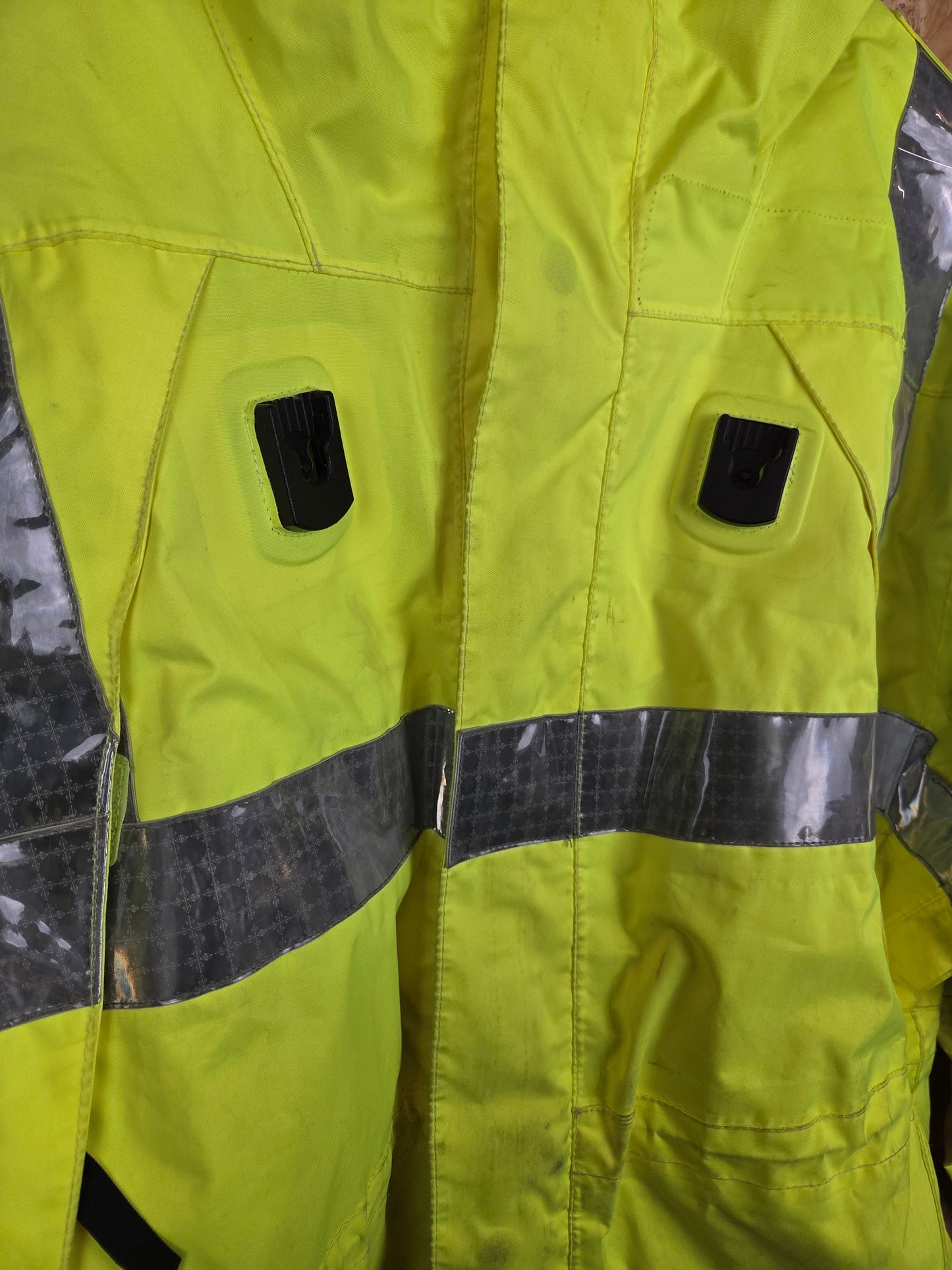 Keela British Police Waterproof Jacket Yellow Hi-Vis Grade B