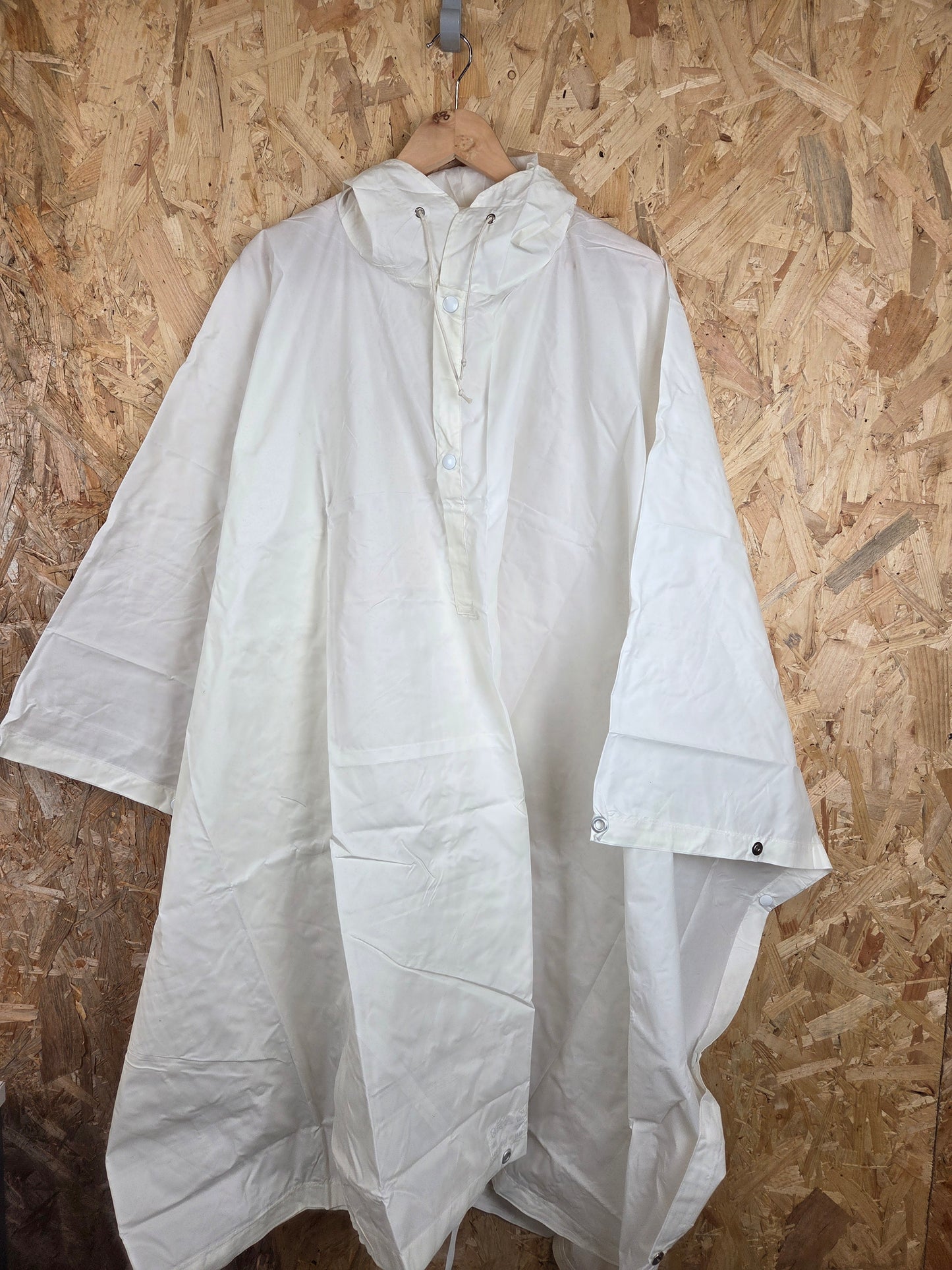White Dutch Army Arctic Snow Poncho Plastic