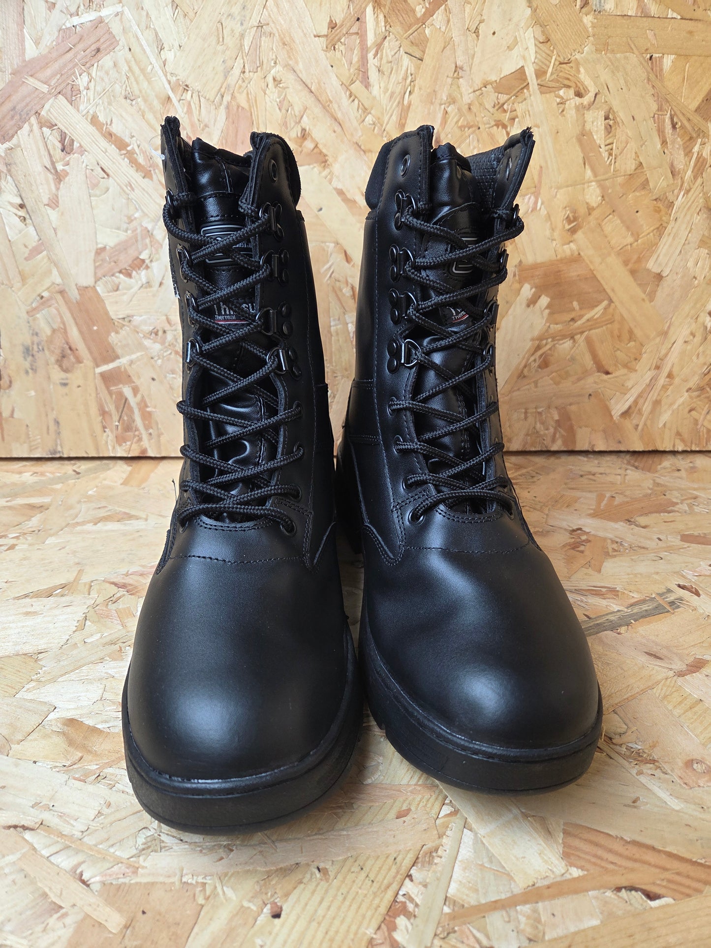Patrol Boots Black Full Leather High Ankle