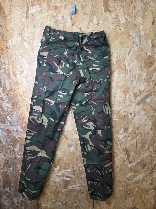 Combat Trousers British BTP Camouflage Dark Green Brown Kombat Cargo Pants