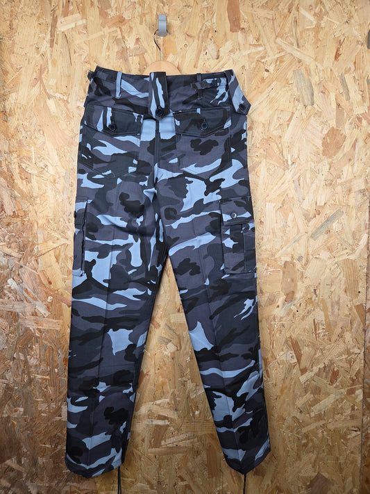 Combat Trousers Midnight Blue Camouflage Kombat Cargo Pants