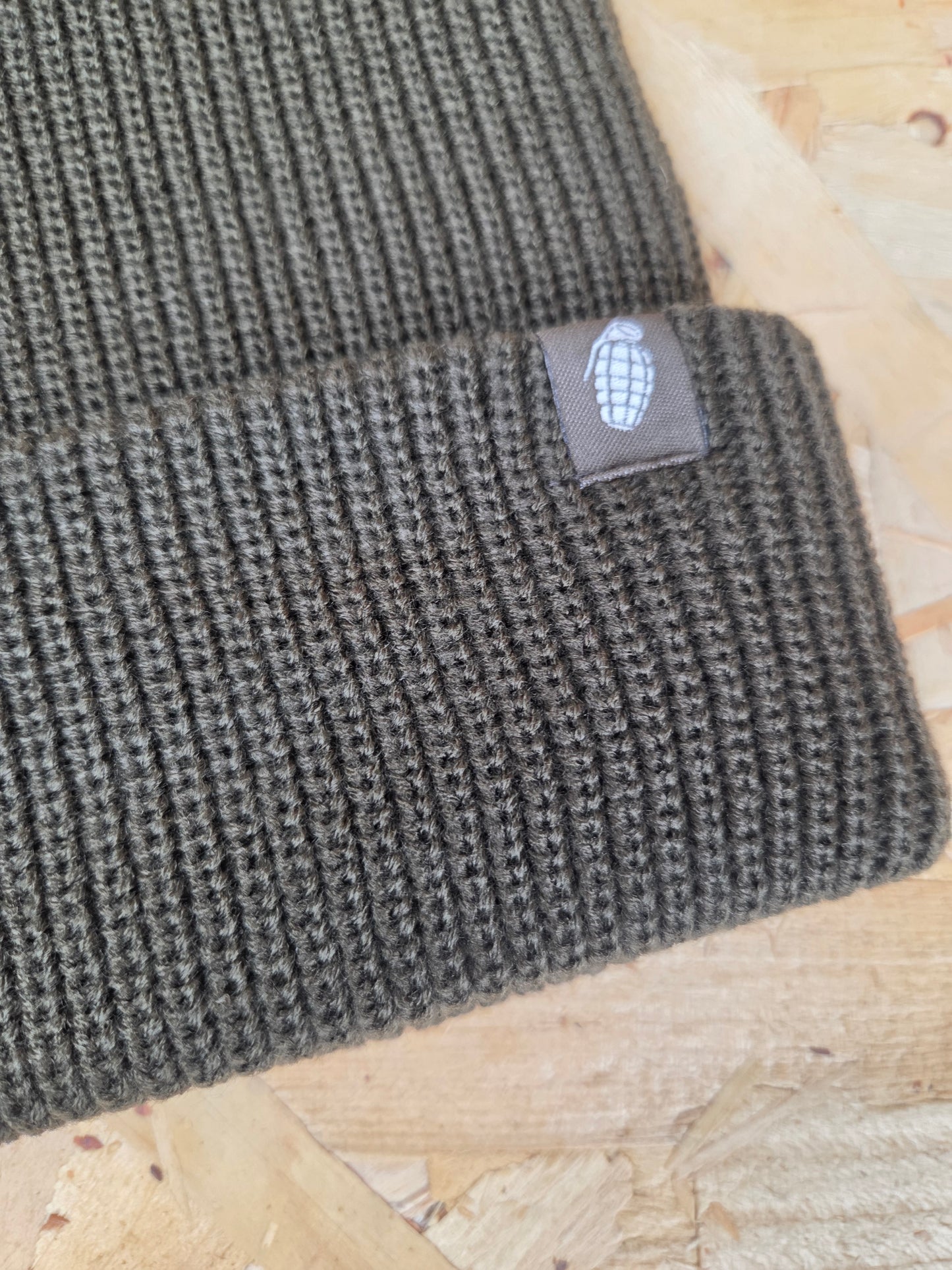 Tactical Ribbed Beanie Bob Hat Olive Green Skull Cap