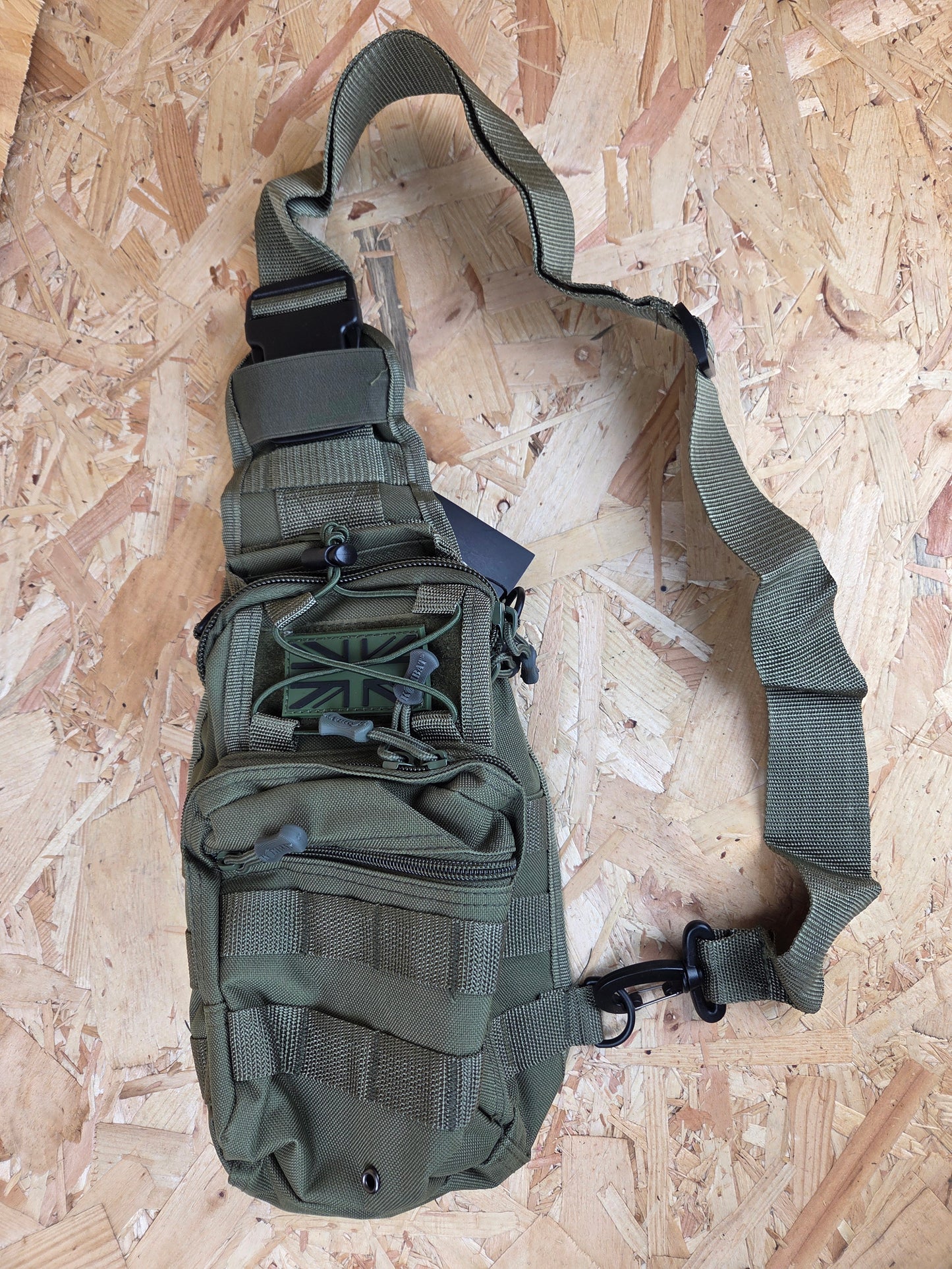 Ranger Sling Bag Olive Green Convertible Molle Chest Messenger Shoulder Pack