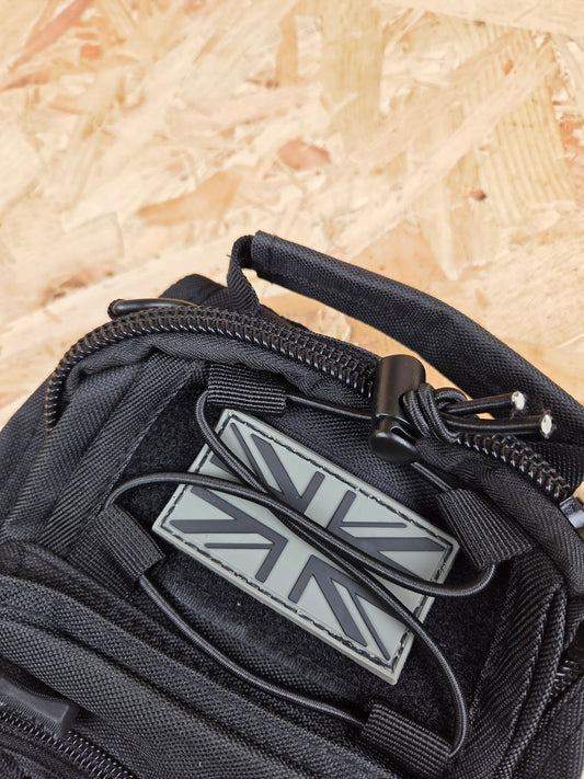 Ranger Sling Bag Black Convertible Molle Chest Messenger Shoulder Pack