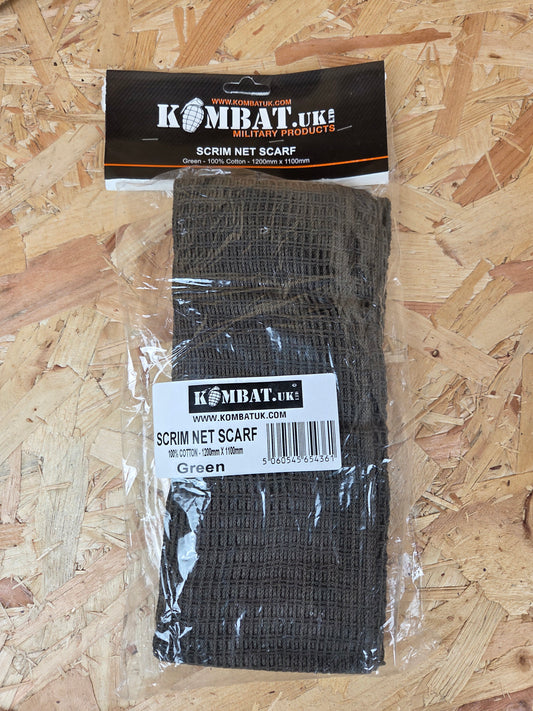 Scrim Net Scarf Olive Green Tactical Sniper Veil Face Webbing