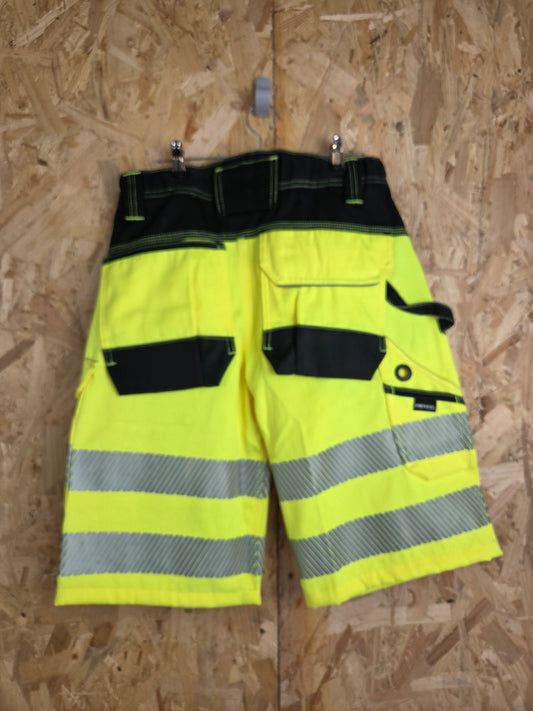 Portwest Work Shorts Hi Viz Vis Yellow Black Reflective Safety Workwear PW34