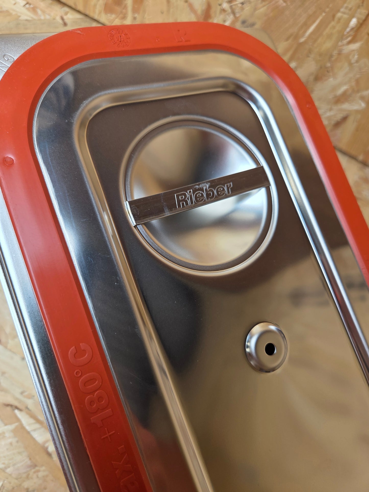 Rieber Stainless Steel Gastronorm Food Pan Lid Insert Commercial Catering Container 150mm Deep GN 1/3