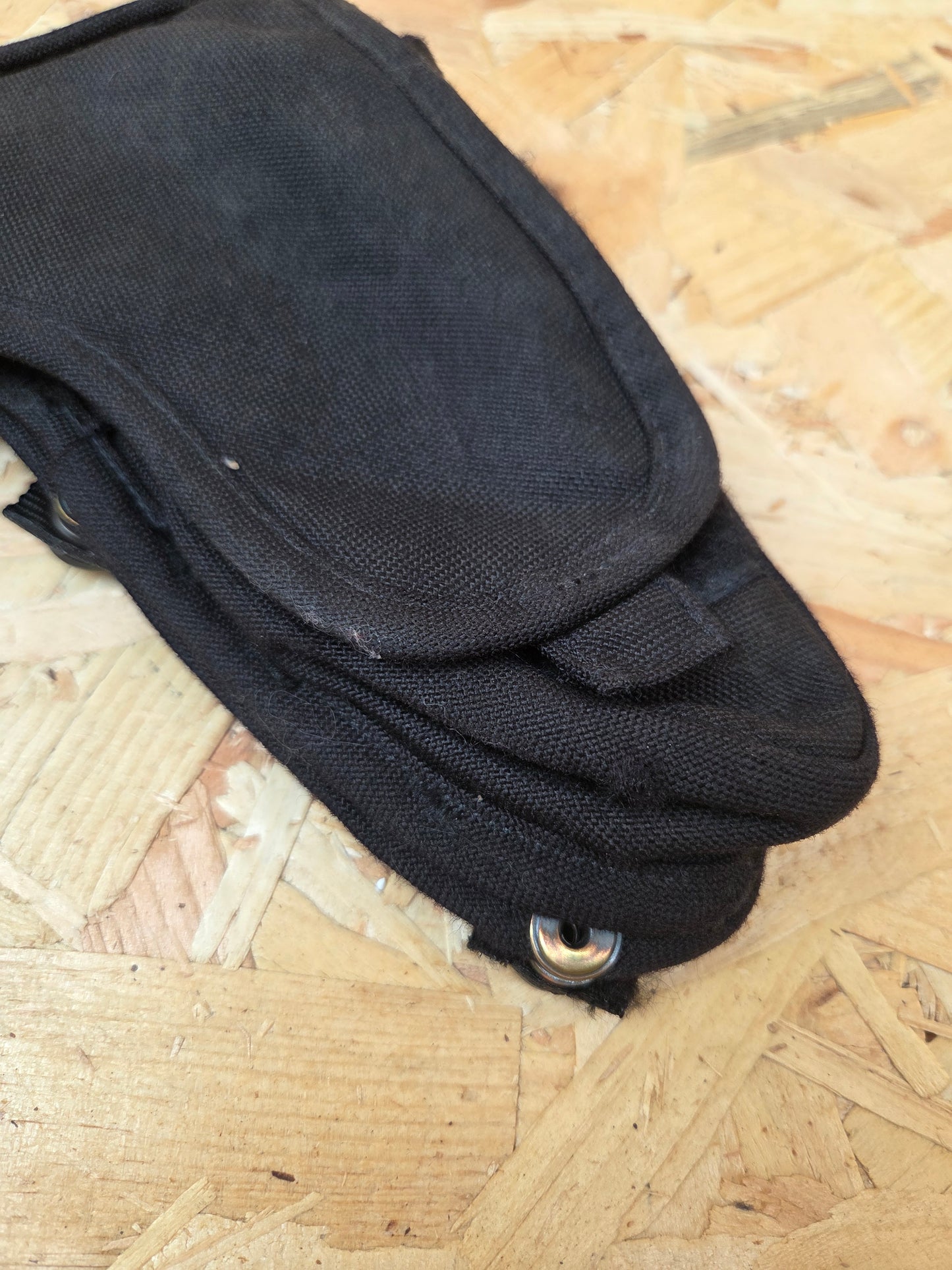 Molle Gun Pistol Holster Genuine Ex Police Black Nylon Equipment Pouch Belt Duty Webbing Used