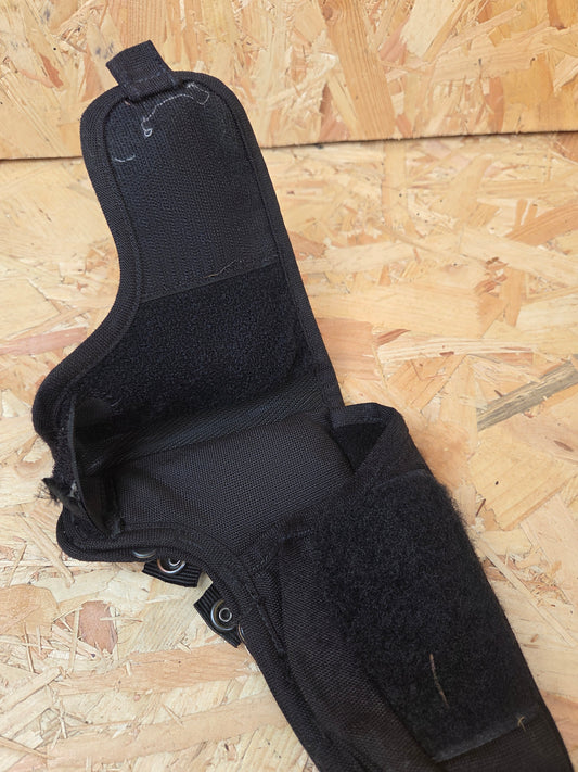 Molle Gun Pistol Holster Genuine Ex Police Black Nylon Equipment Pouch Belt Duty Webbing Used