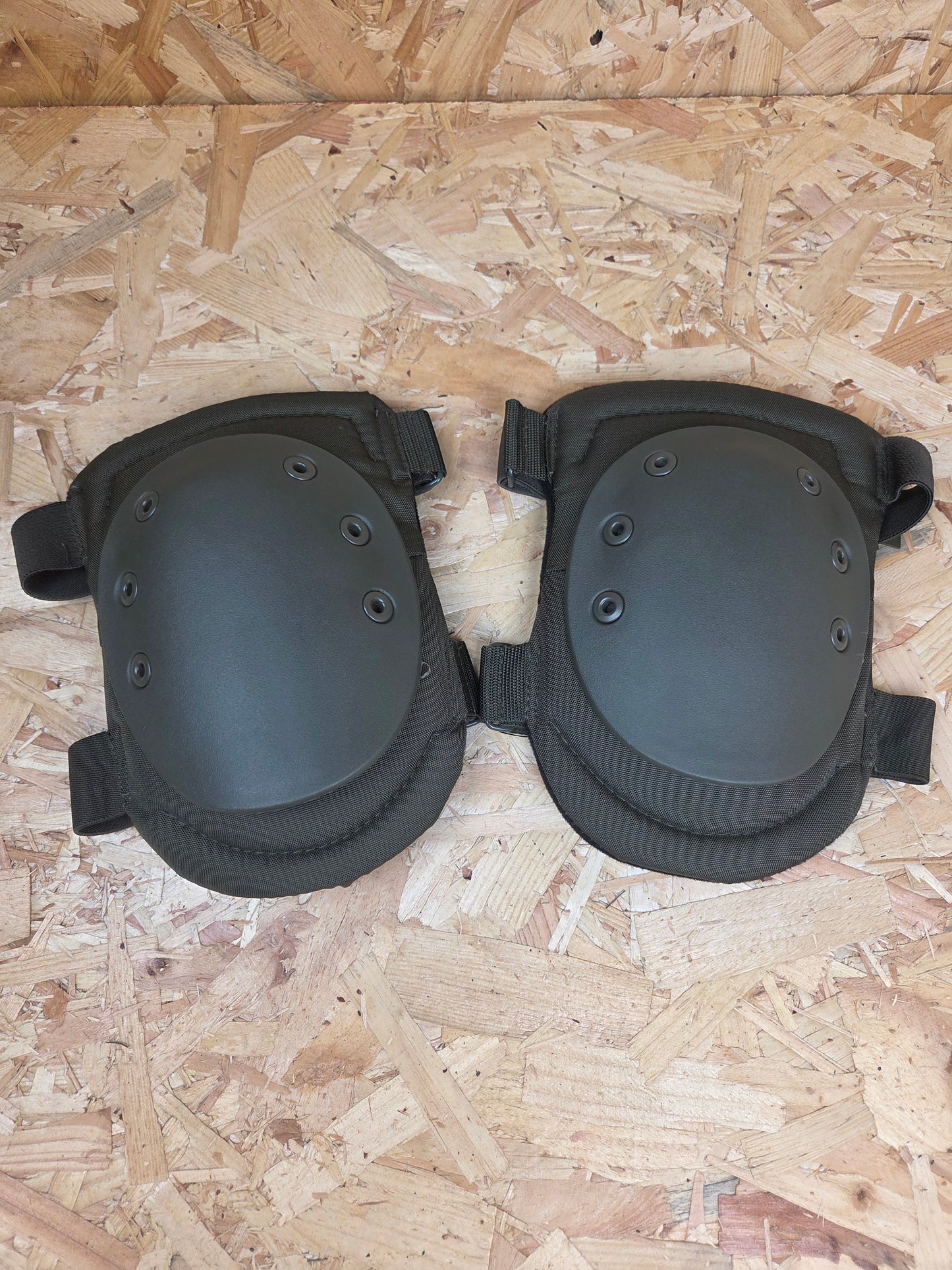 Body Armour Knee Pads Olive Green Combat Paintballing Limb Leg Protection