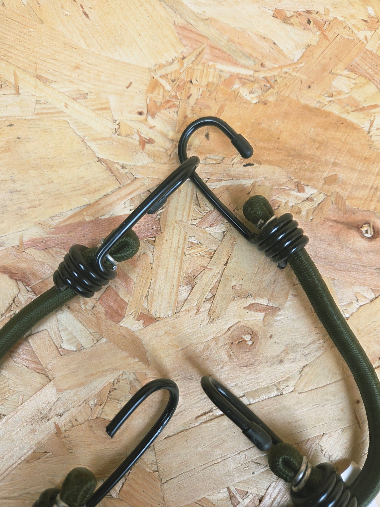 Military Bungee Cord Elastic Retention Stretch Tie Down Load Securing Bergen Secure Kit Olive Green 12"