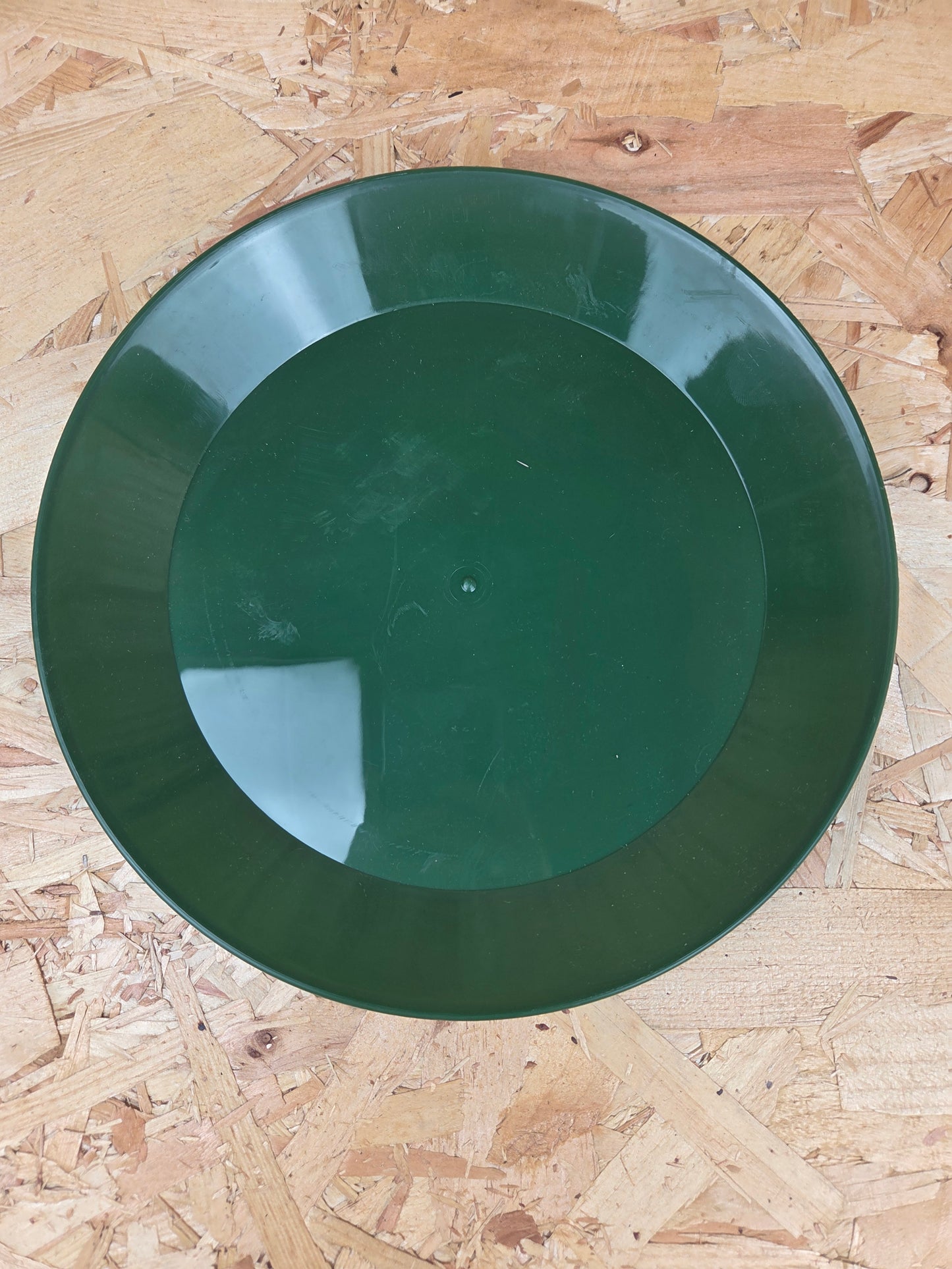 Plastic Cadet Plate Olive Green Camping Picnic Caravan Dish 24cm