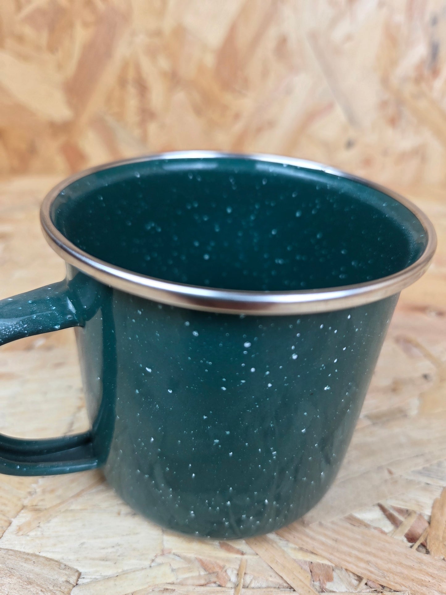 Enamel Military Green Mug Fishing Camping Picnic Caravan Cadet Cup 350ml
