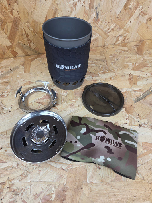 Cyclone Stove Windproof Cooking Camping Cadet Hiking Outdoors Hob 1100ml