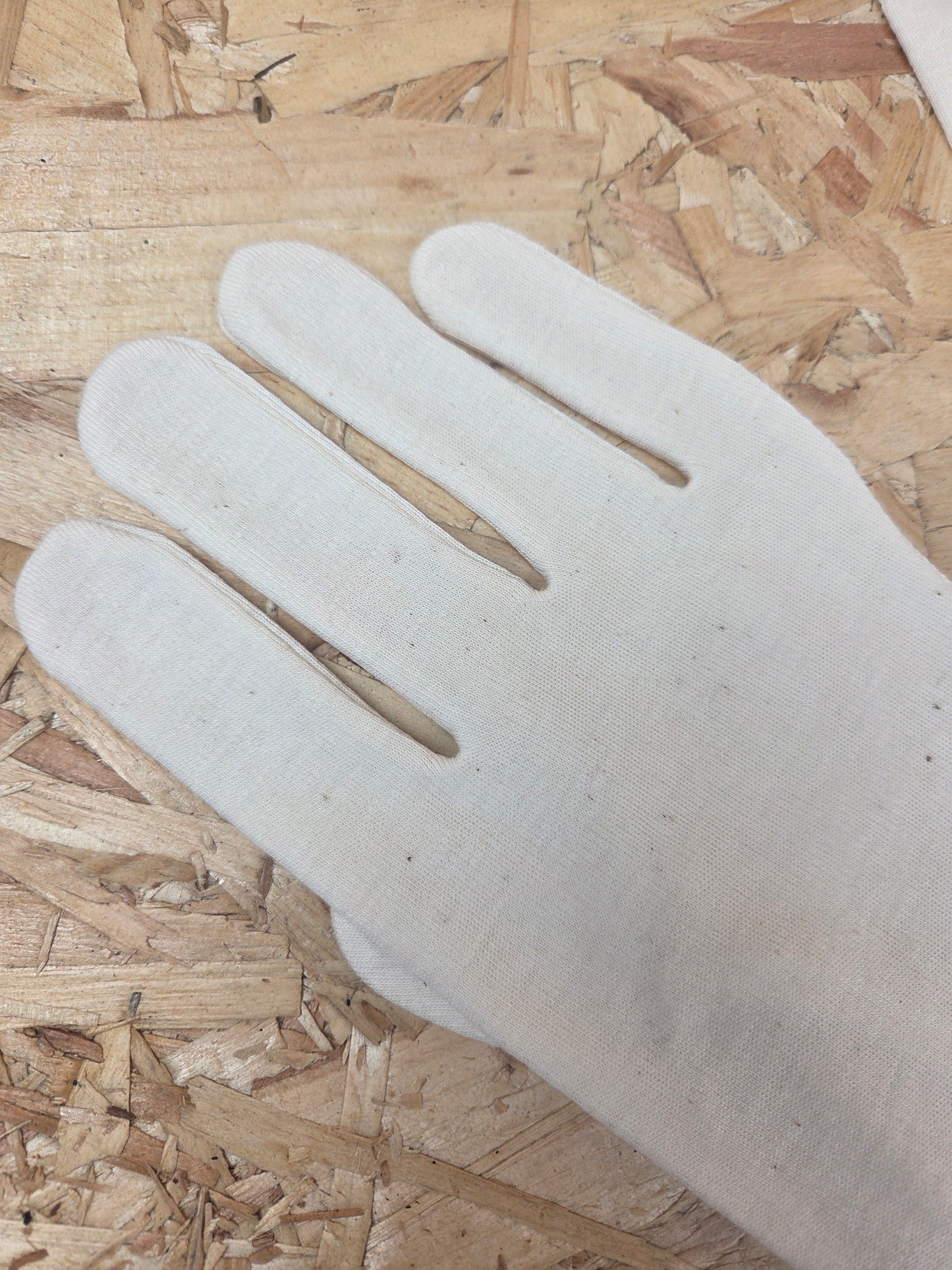 Genuine British Military NBC Glove Liners White Cotton Inner Gloves Size 9 9½ Vintage 1988