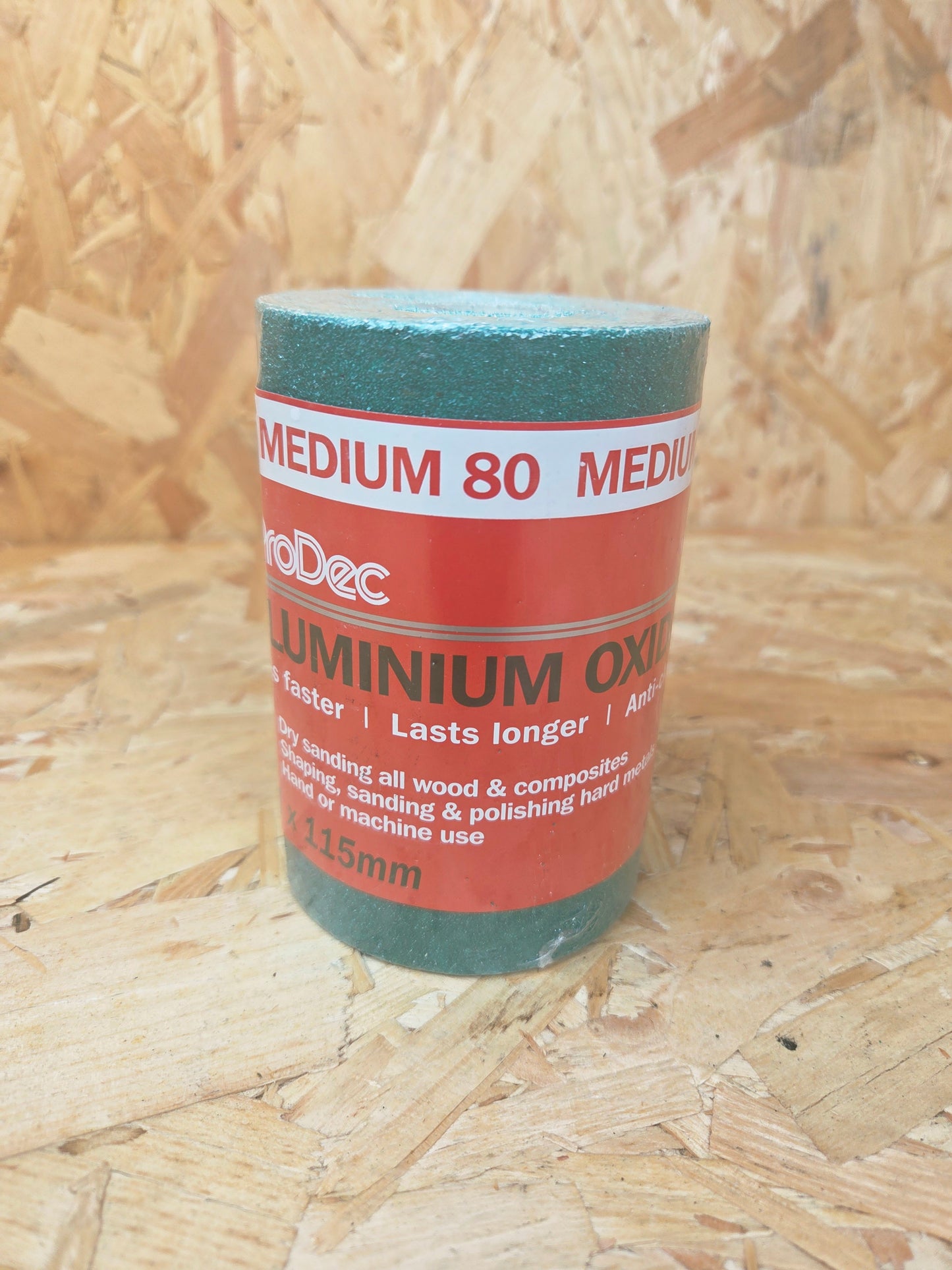 Aluminium Oxide Sandpaper Roll Dry Sanding Polishing Metals Hand or Machine Abrasive Paper 80 Medium 5m