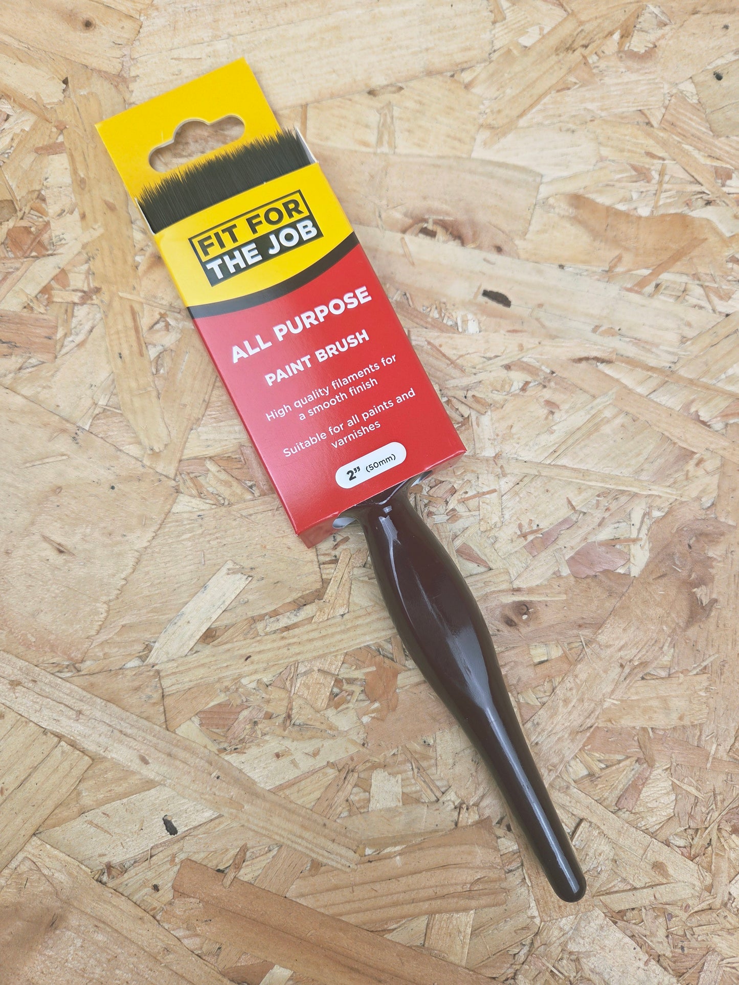 Paint Brush All Purpose High Quality Emulsion Gloss Smooth Finish Fit For The Job 2" 50mm