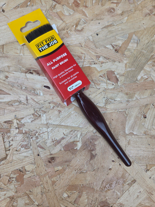 Paint Brush All Purpose High Quality Emulsion Gloss Smooth Finish Fit For The Job 1½" 38mm