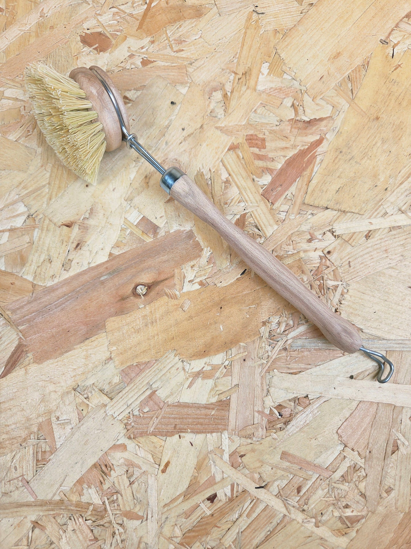 Wooden Dish Brush Dishes Long Handled Scrubbing Kitchen Cleaning Scrubber Natural Wood Bristle Washing Up Cleaning Tool