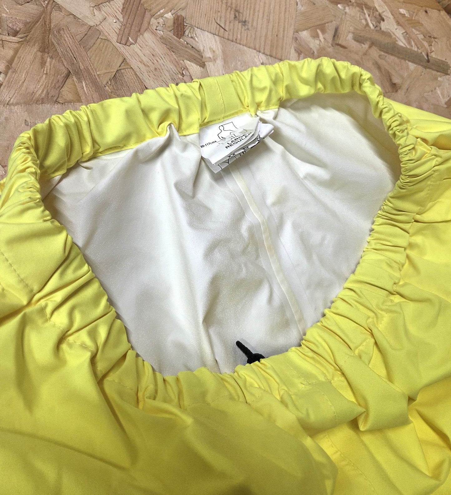 British Police Waterproof Over Trousers Yellow Hi-Vis 2.5 Layer Yaffy Sienna Grade A