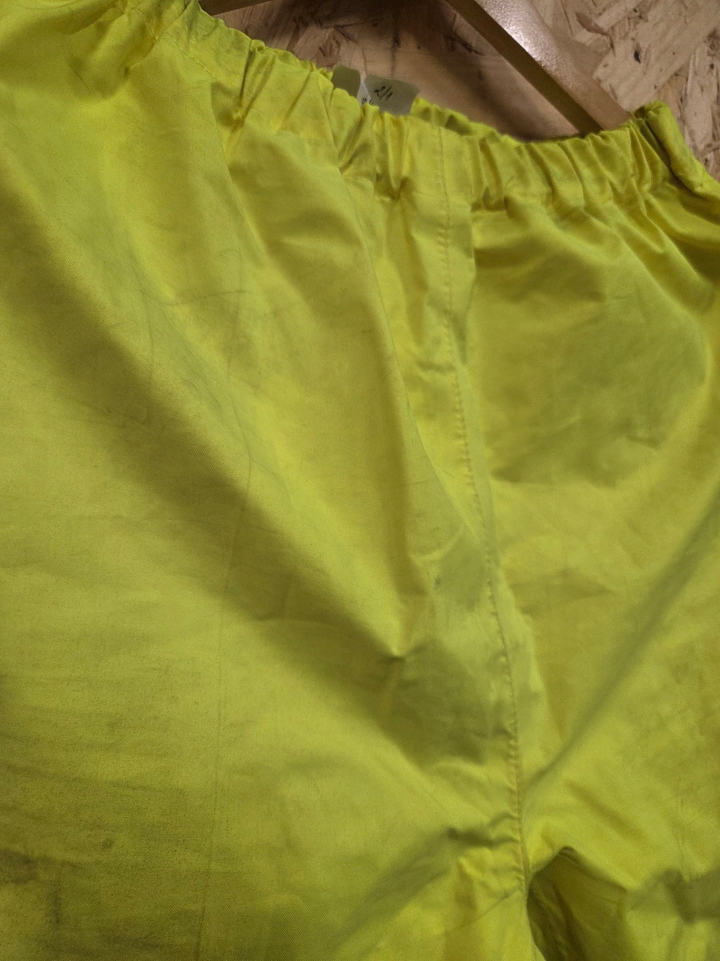 British Police Waterproof Over Trousers Yellow Hi-Vis 2.5 Layer Yaffy Sienna Grade B