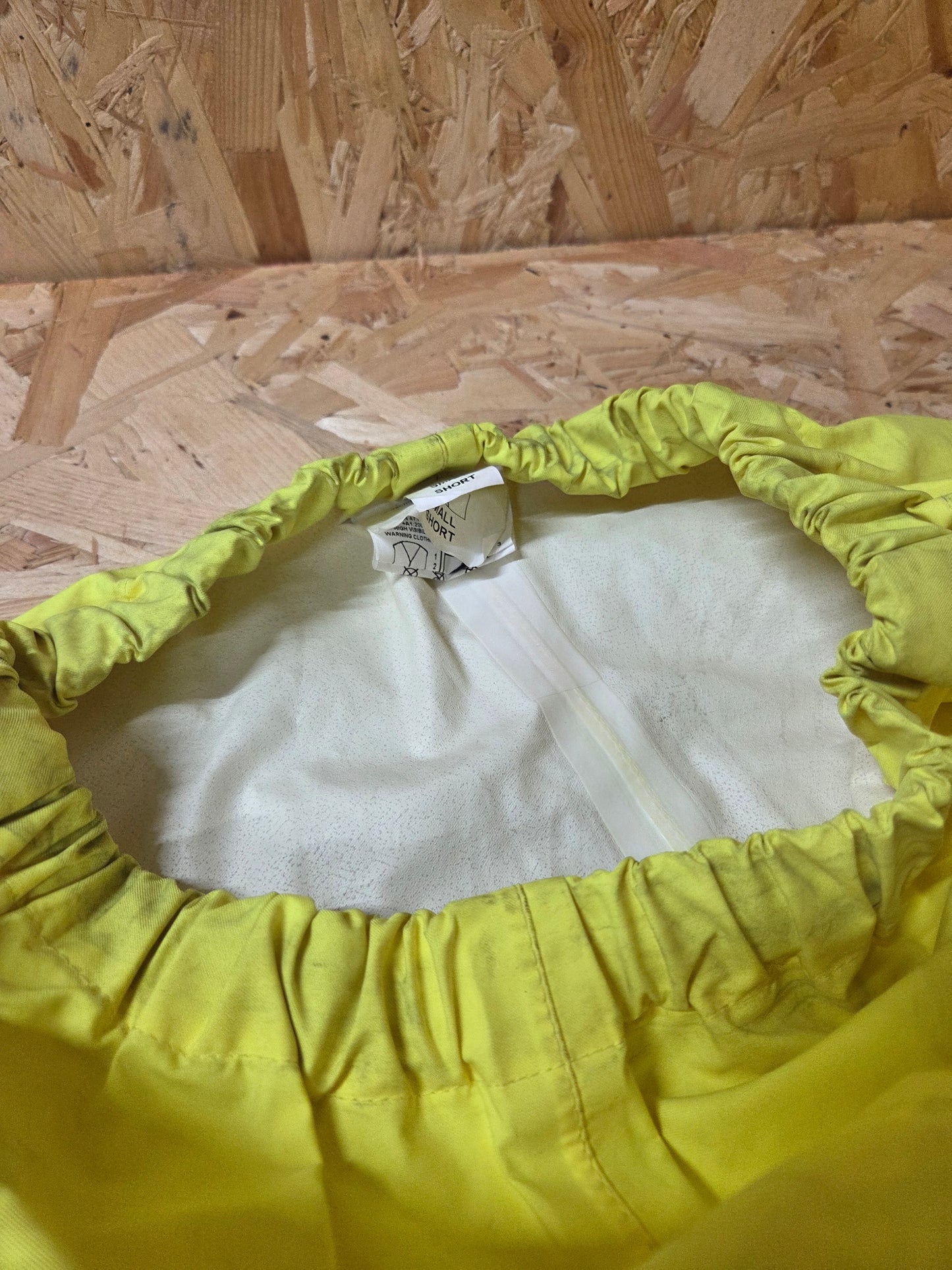 British Police Waterproof Over Trousers Yellow Hi-Vis 2.5 Layer Yaffy Sienna Grade B