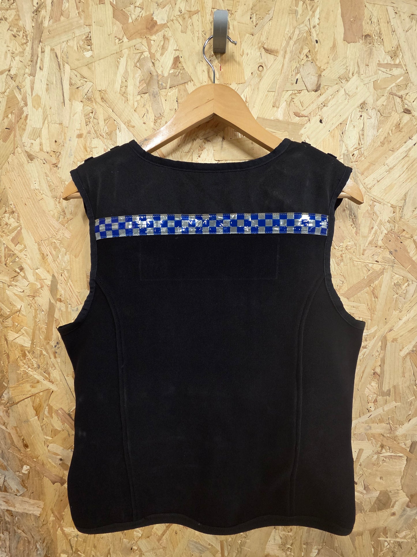 Hawk Cooneen Stab Vest Body Armour Cover Black Klickfast Docks Checked Strip