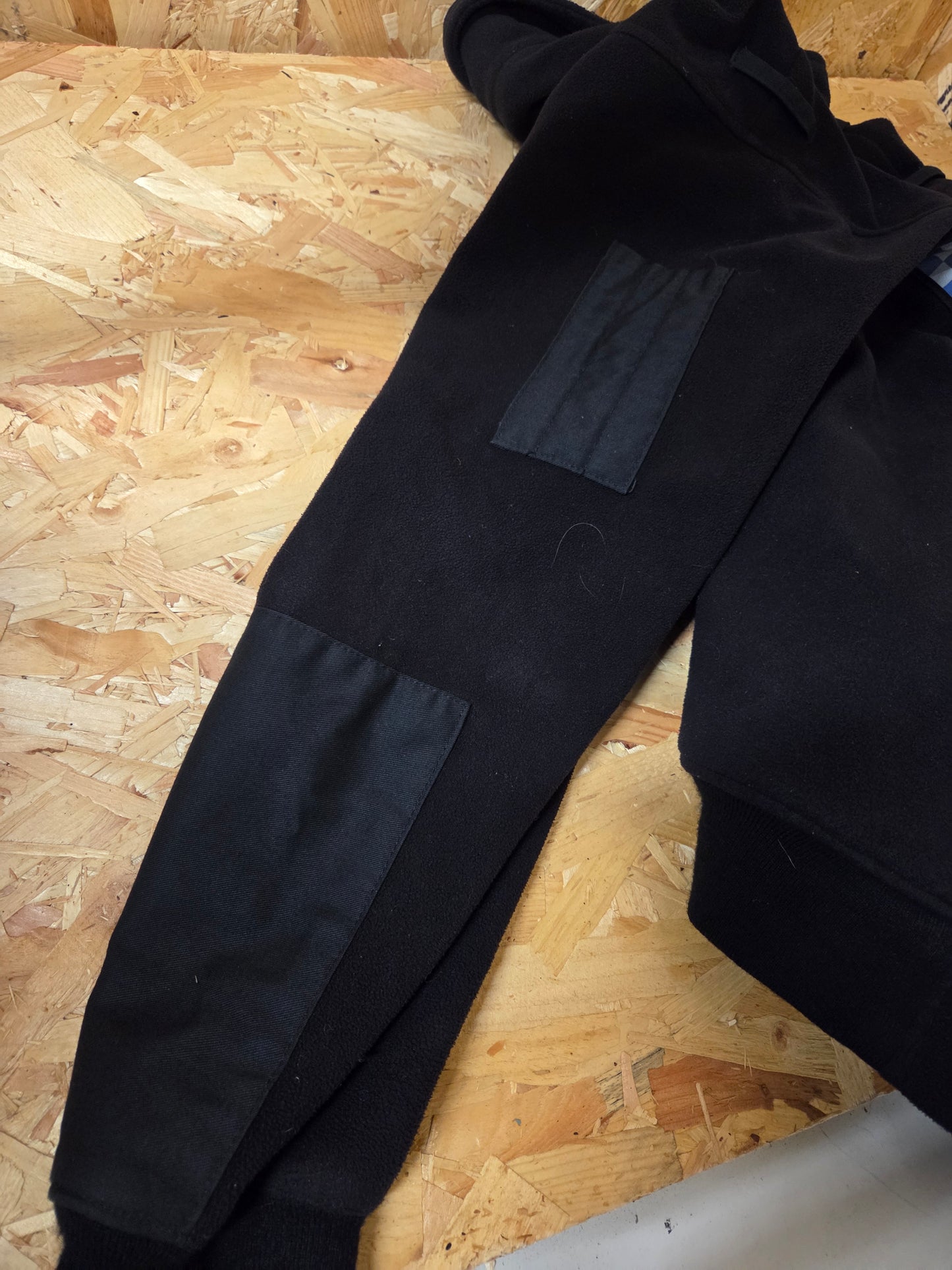 British Police Black with Checked Fleece with Klickfast Polartec