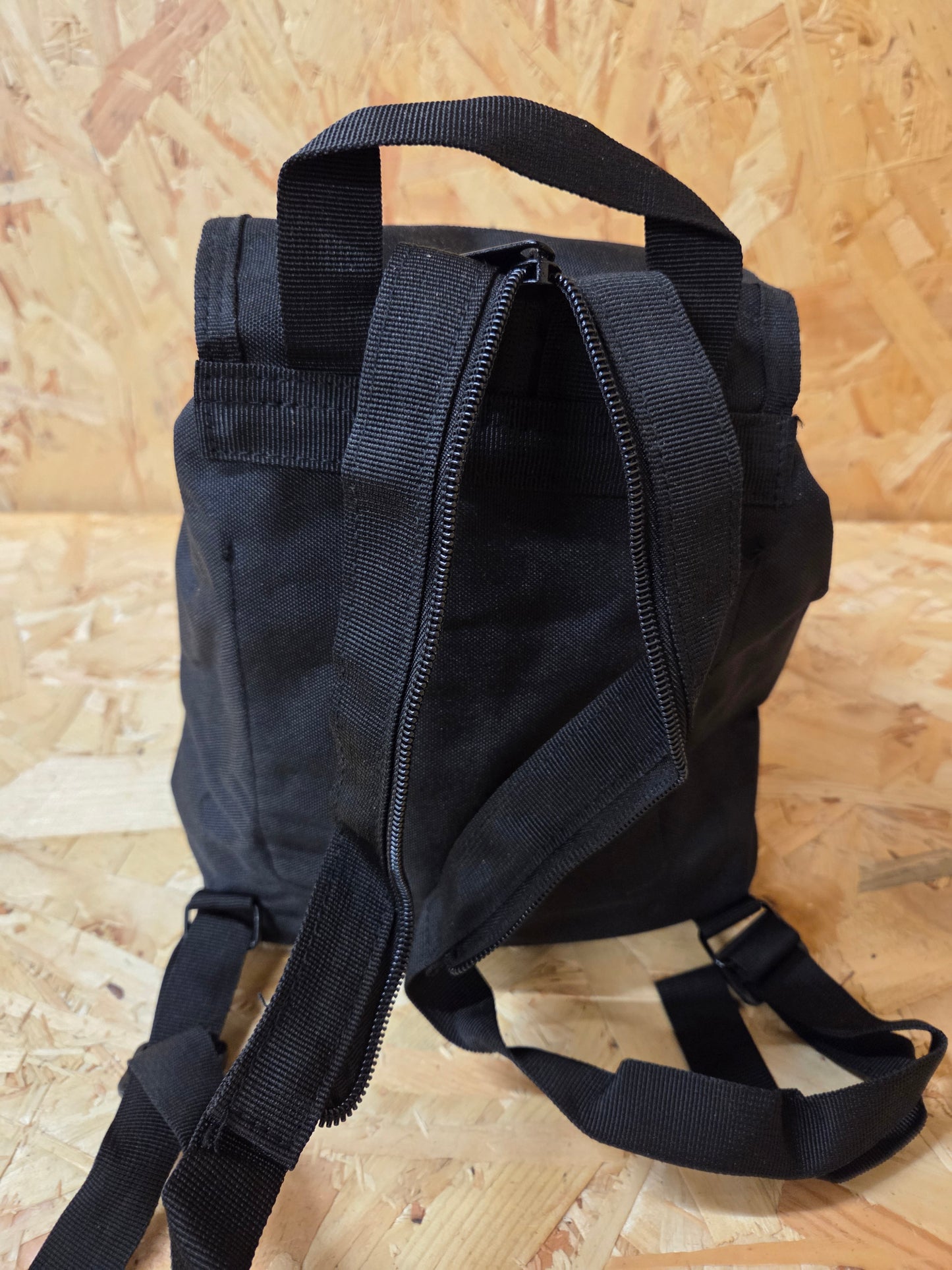 Military Style Mini Backpack Utility Bag Black New