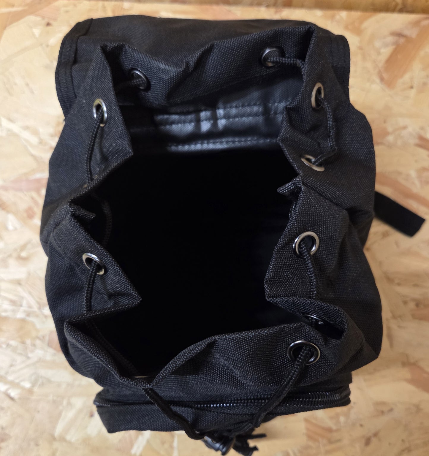 Military Style Mini Backpack Utility Bag Black New