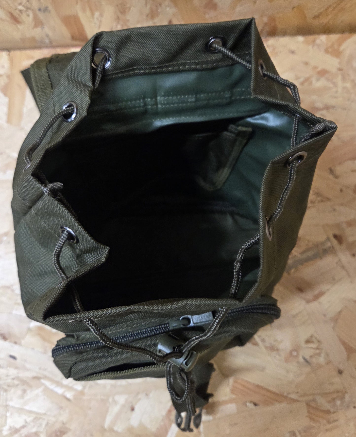 Military Style Mini Backpack Utility Bag Olive Green New