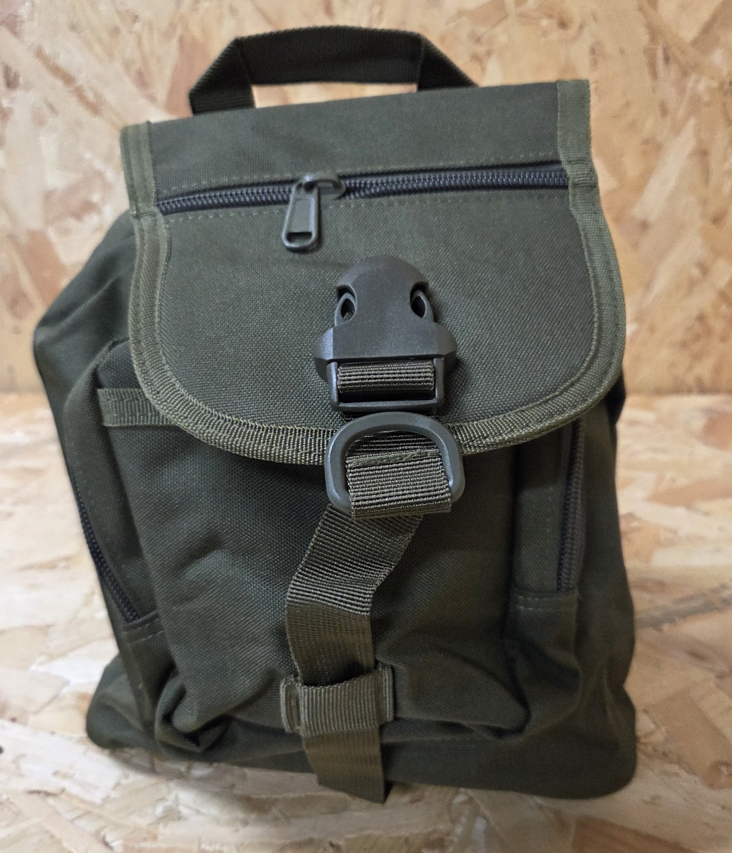 Military Style Mini Backpack Utility Bag Olive Green New