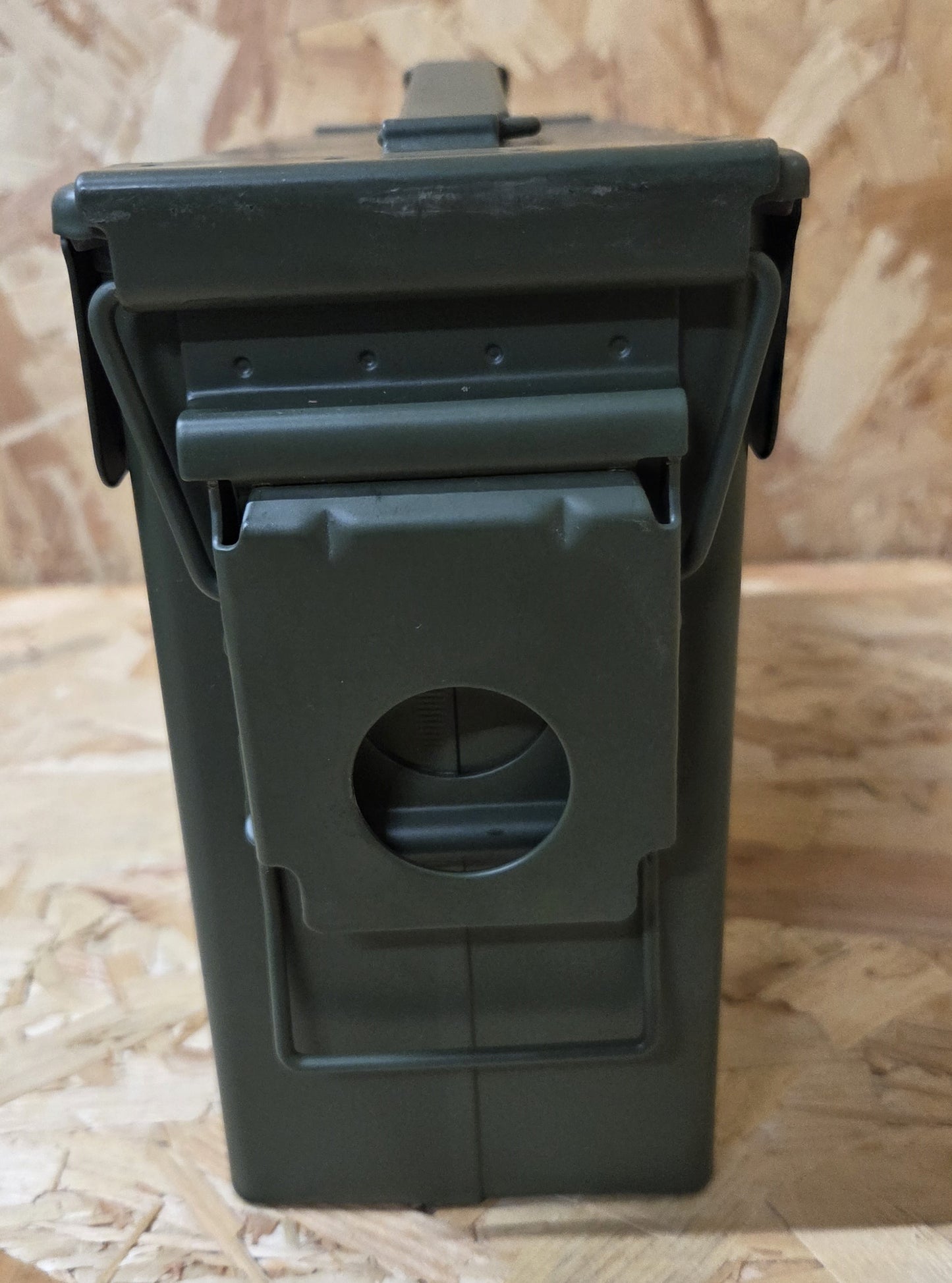 Small 30 Cal Ammo Tin Olive Green 26cm x 18cm x 9cm M19A1