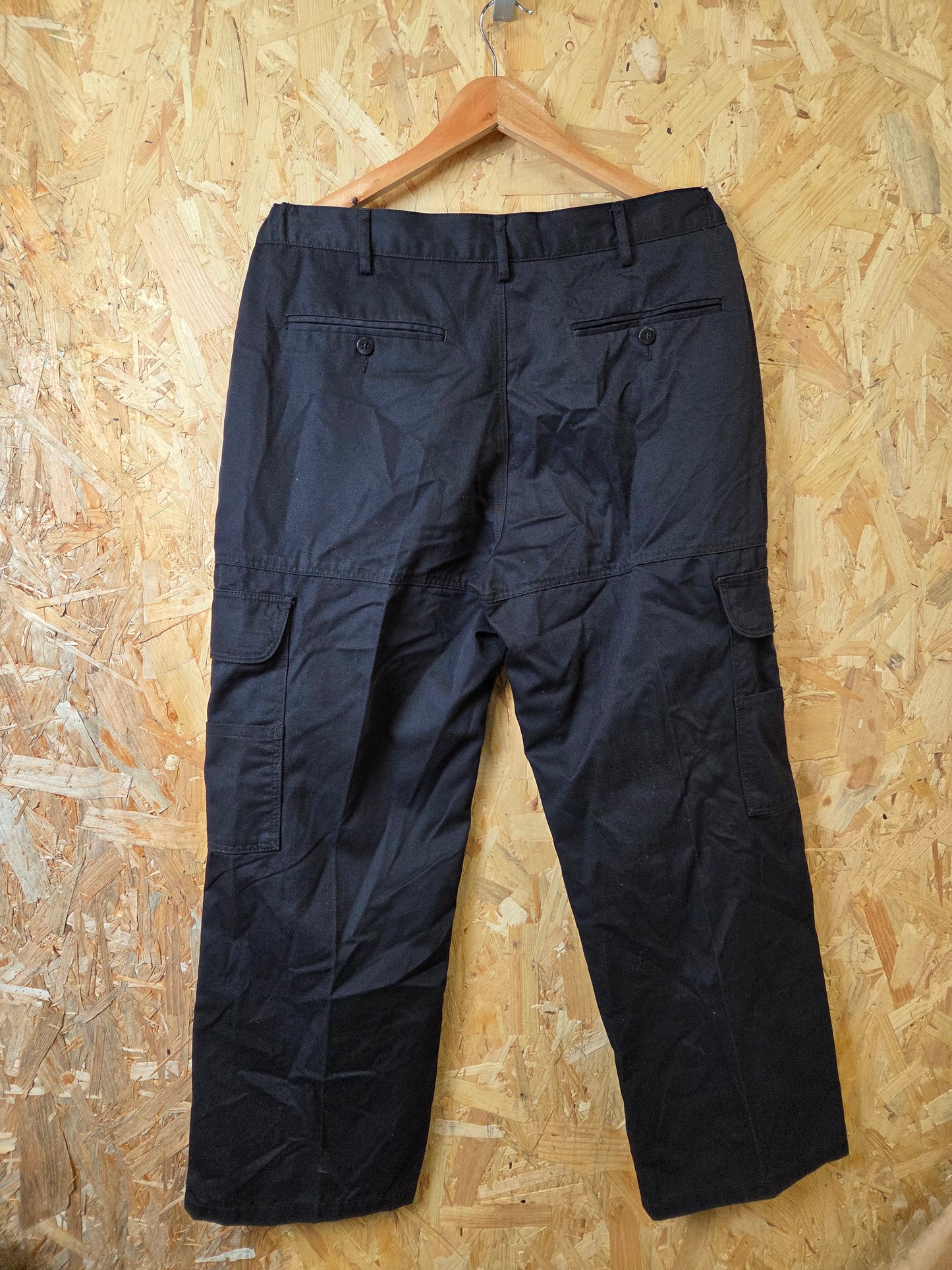 British Police Combat Patrol Cargo Work Trousers Womens Black Workwear