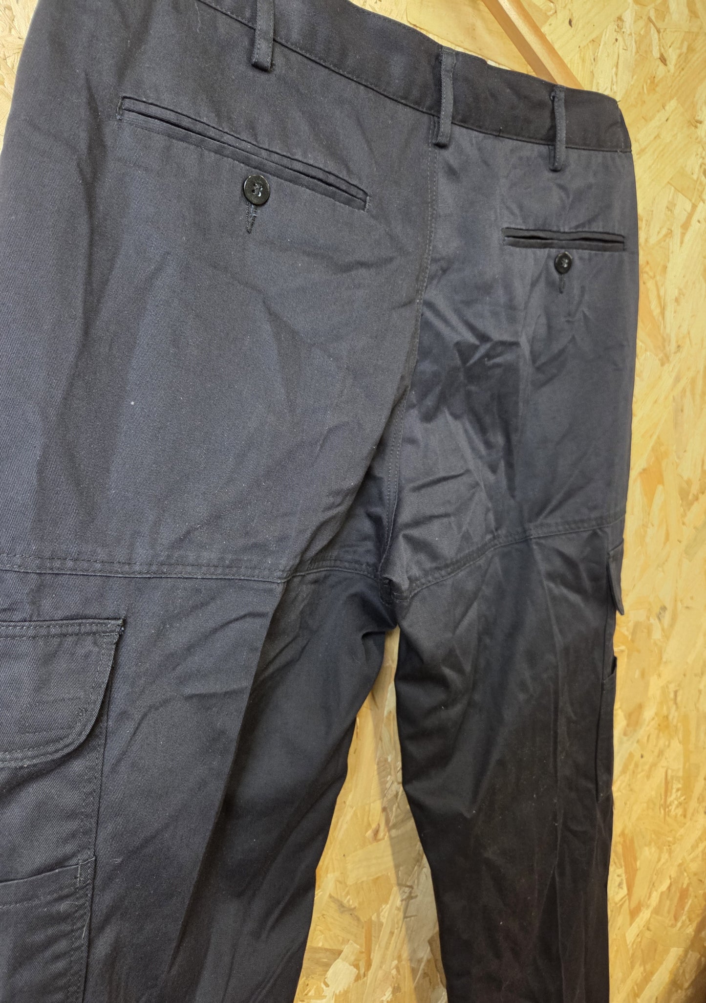 British Police Combat Patrol Cargo Work Trousers Womens Black Workwear