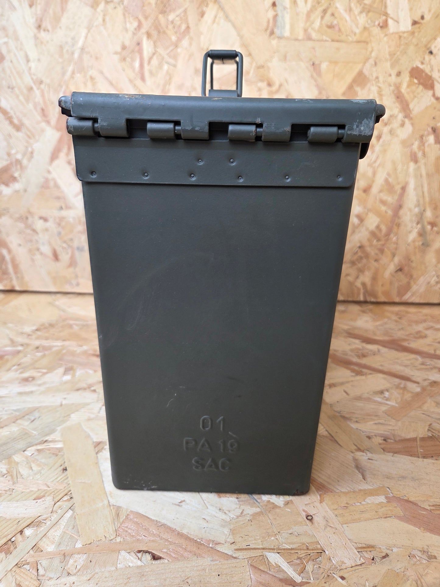 Italian Military 5.56mm NATO Ammo Tin 800 Round 28cm x 26cm x 14cm PA19