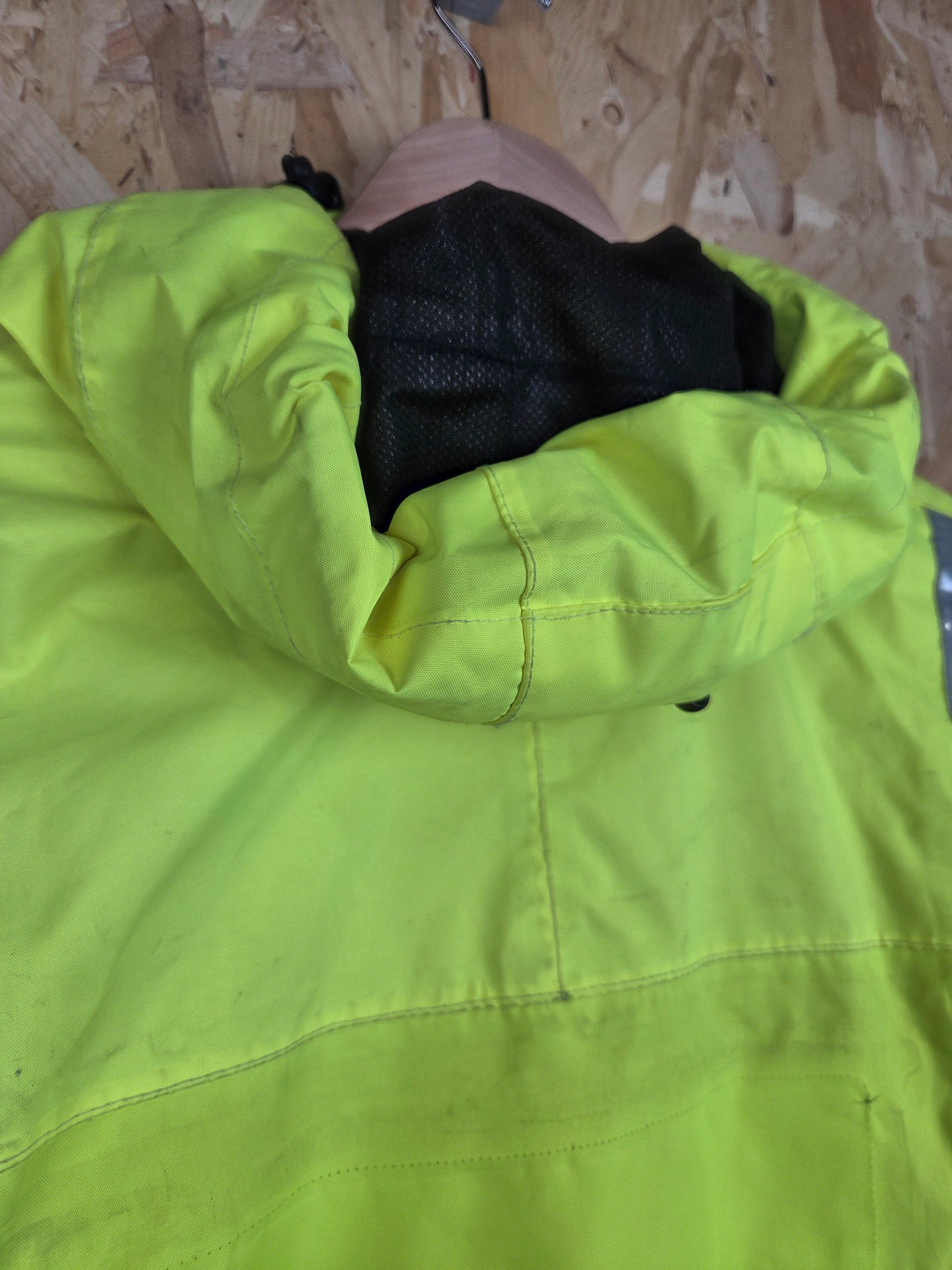 Keela British Police Waterproof Jacket Yellow Hi-Vis Grade B