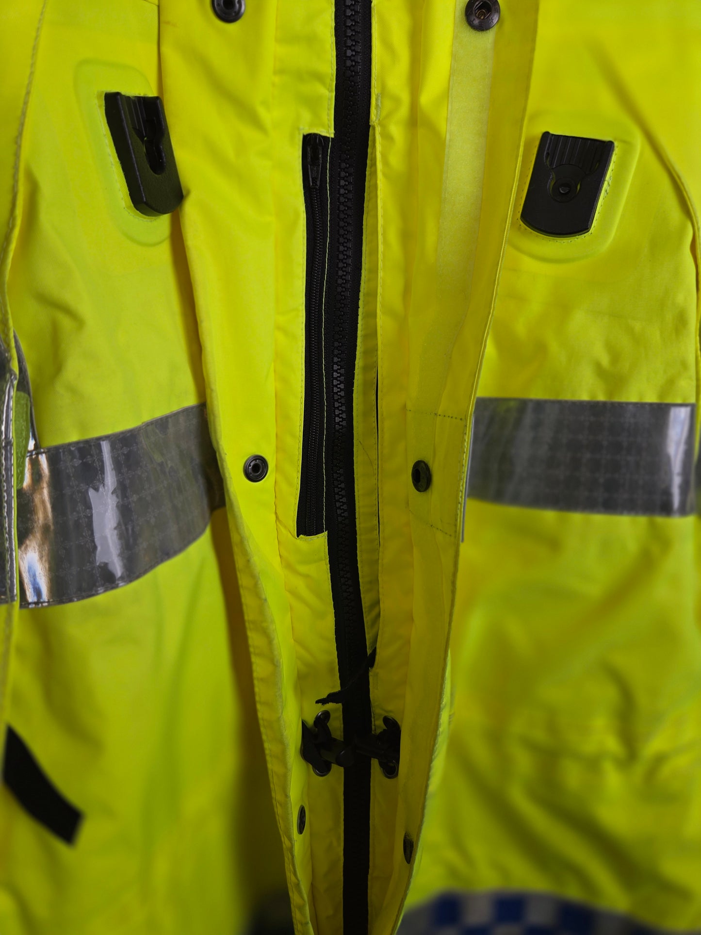Keela British Police Waterproof Jacket Yellow Hi-Vis Grade B