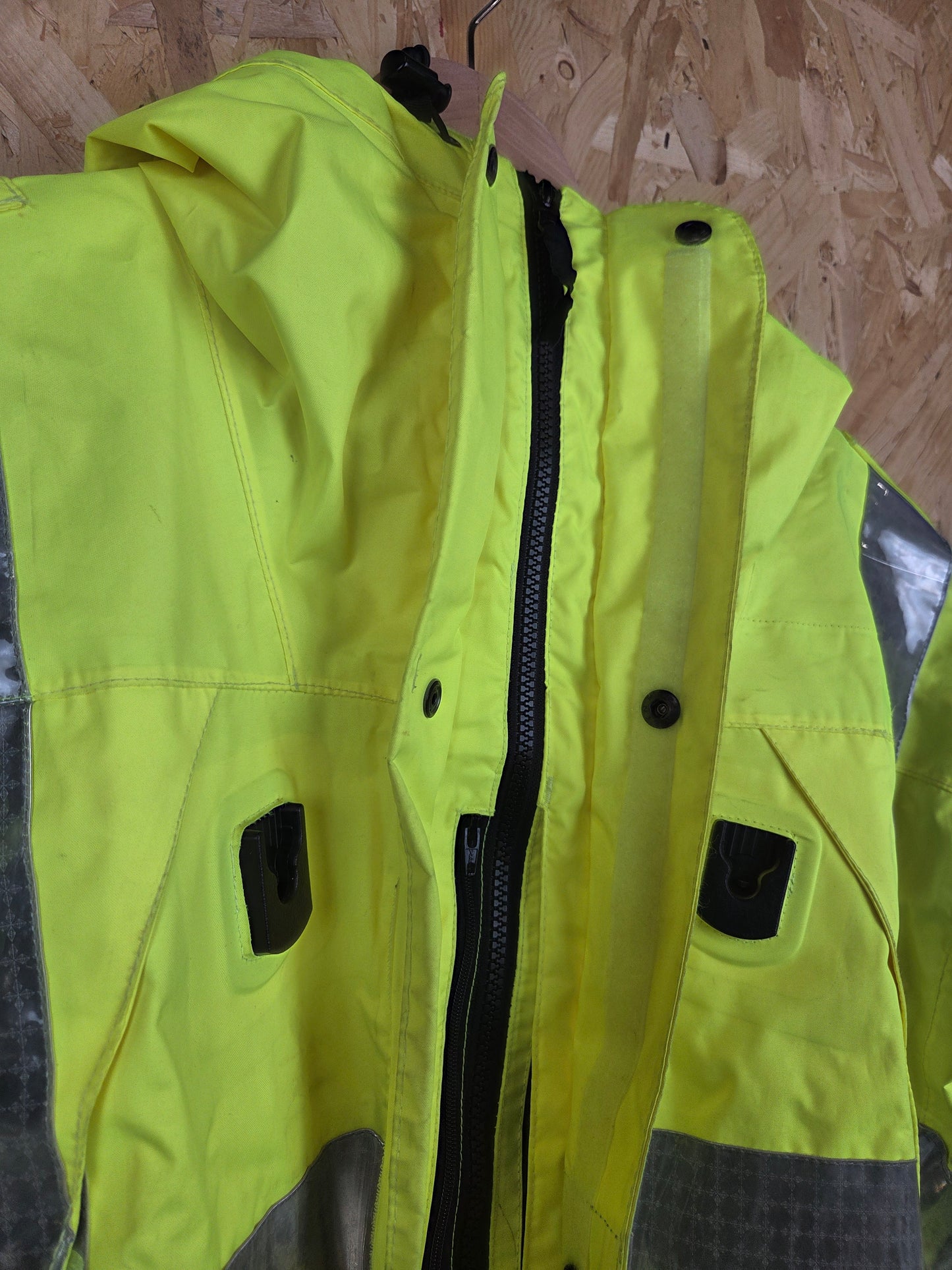 Keela British Police Waterproof Jacket Yellow Hi-Vis Grade B