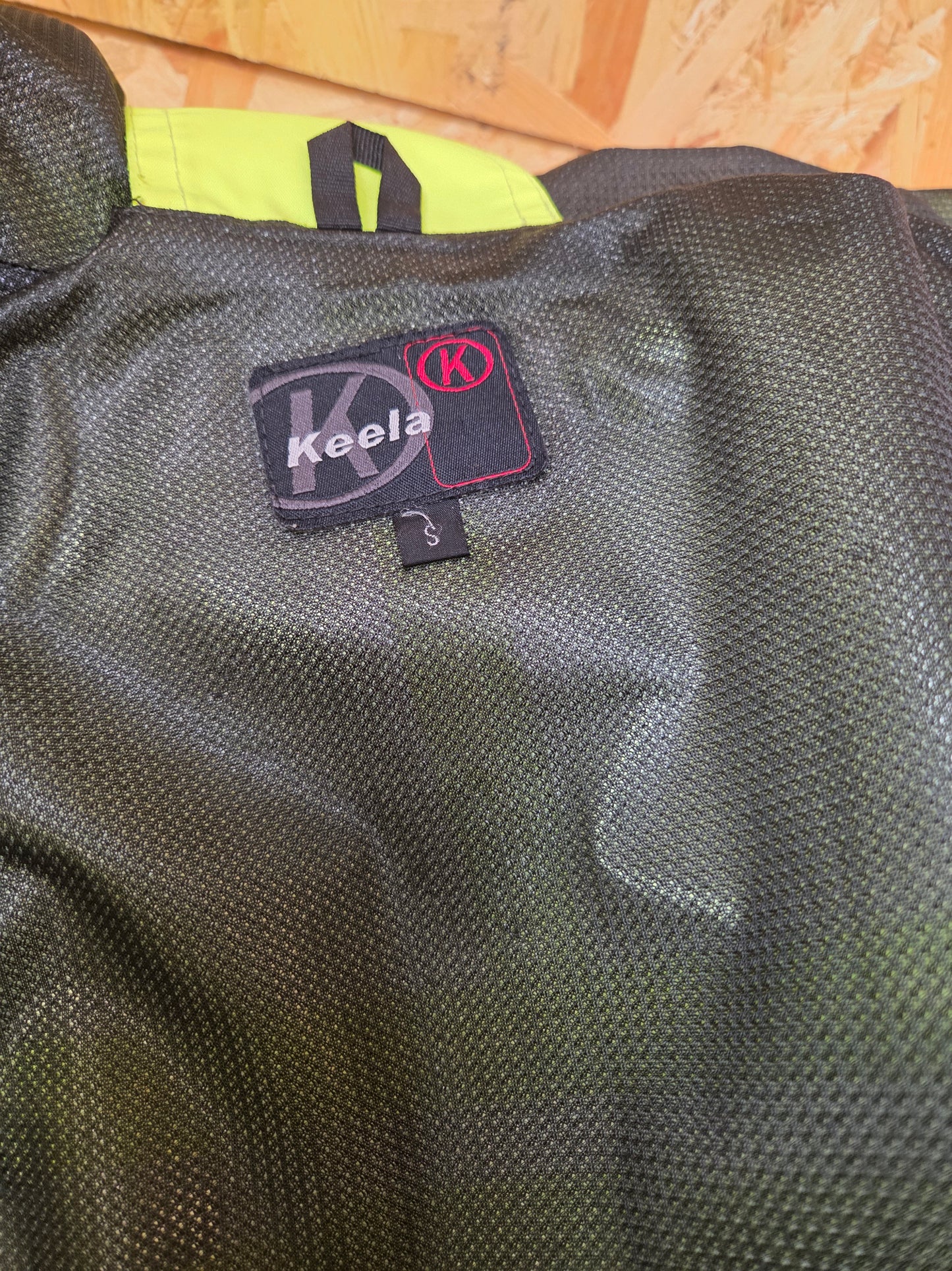 Keela British Police Waterproof Jacket Yellow Hi-Vis Grade B
