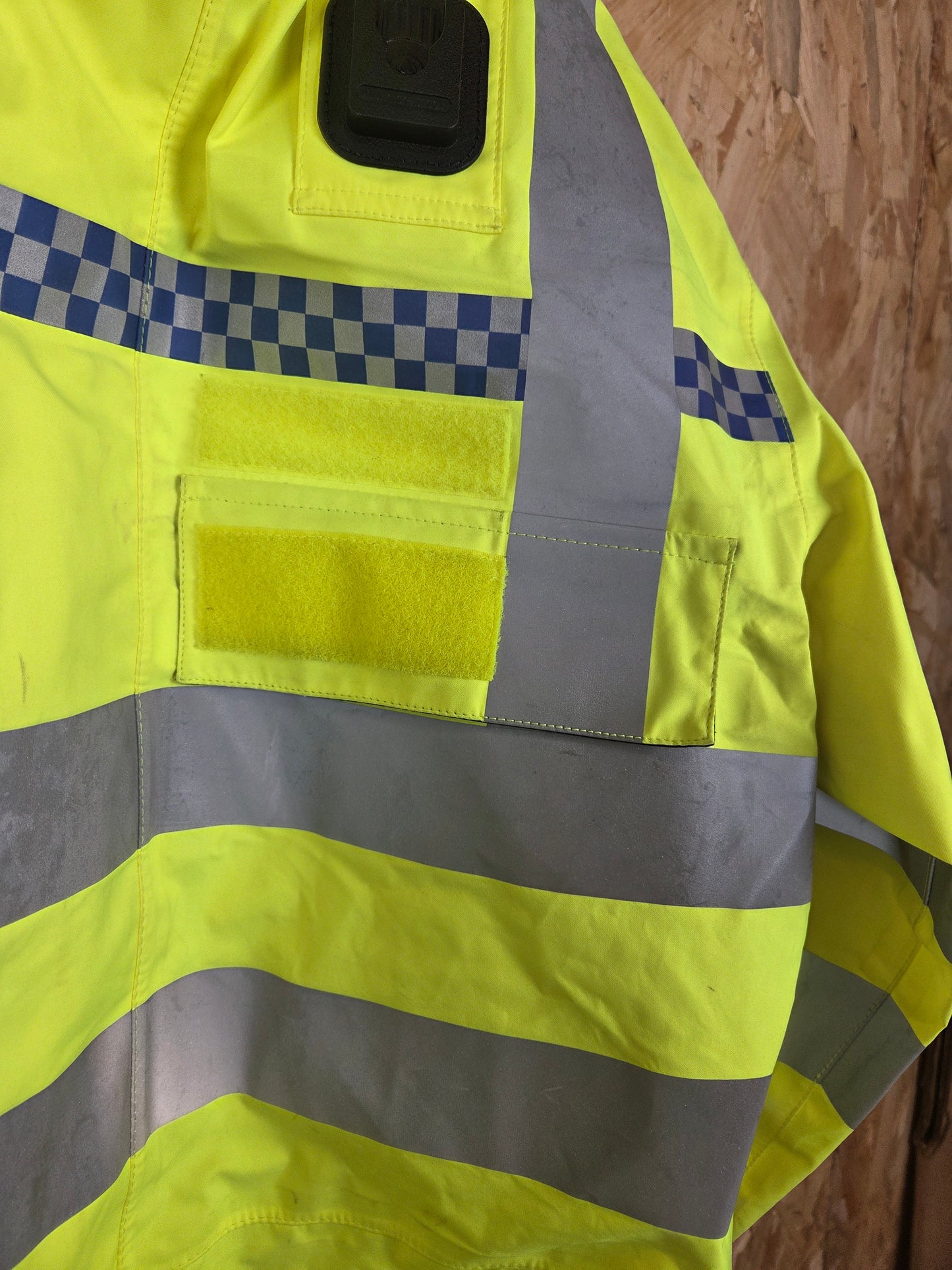 British Police Yellow Hi-Vis Jacket Yaffy Blouson Bomber Klickfast Docks 800