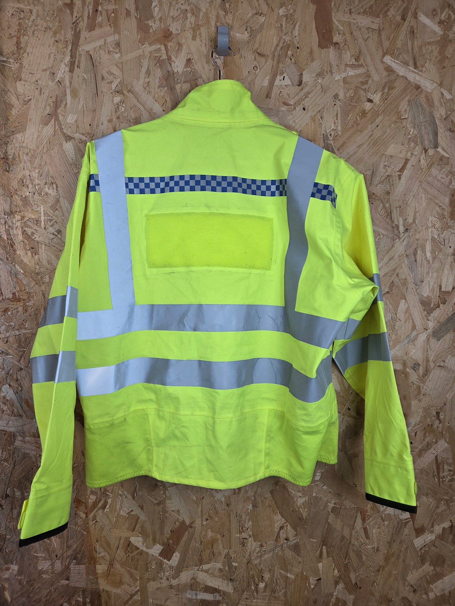 British Police Yellow Hi-Vis Jacket Yaffy Blouson Bomber Klickfast Docks 800
