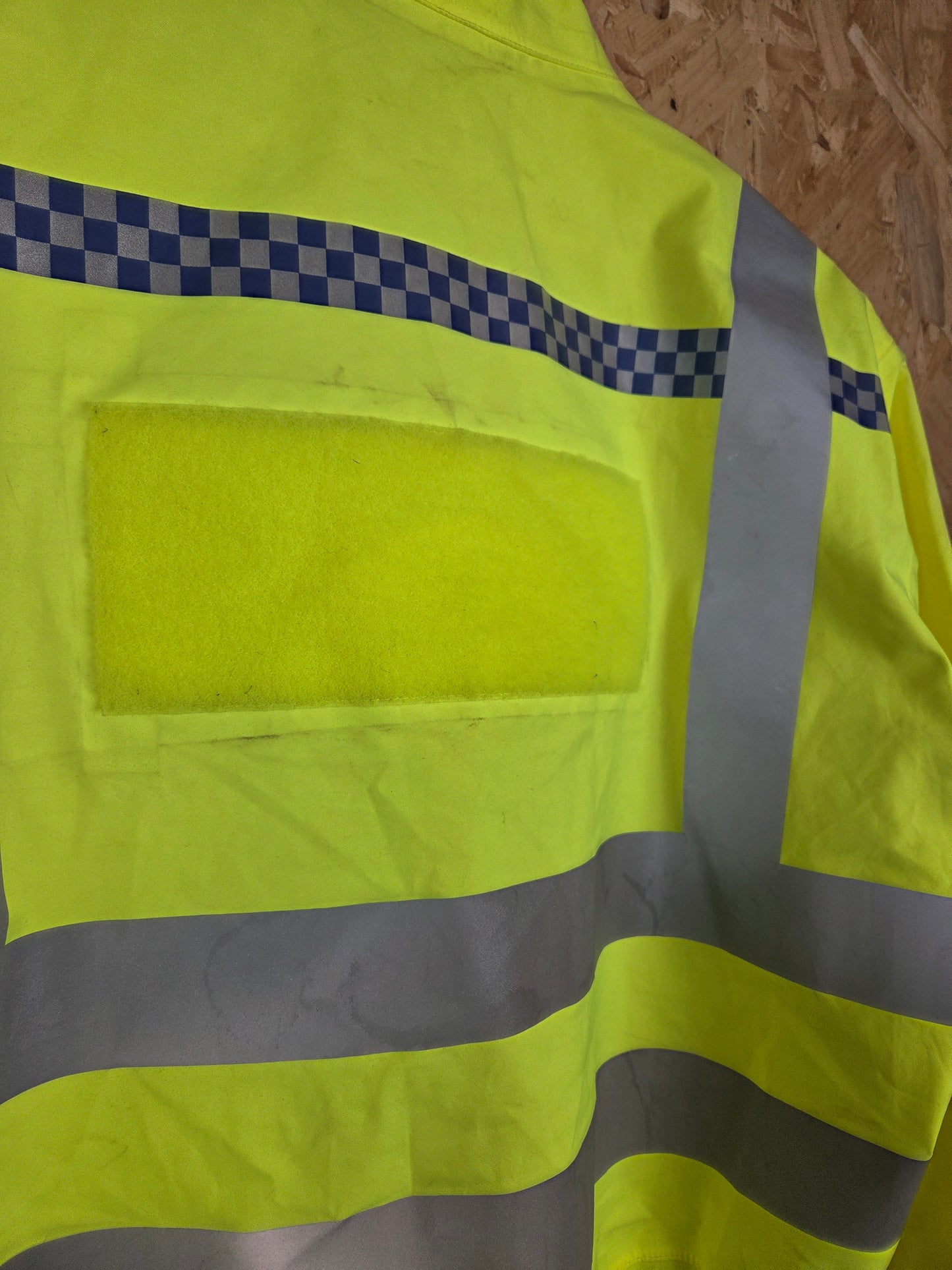 British Police Yellow Hi-Vis Jacket Yaffy Blouson Bomber Klickfast Docks 800