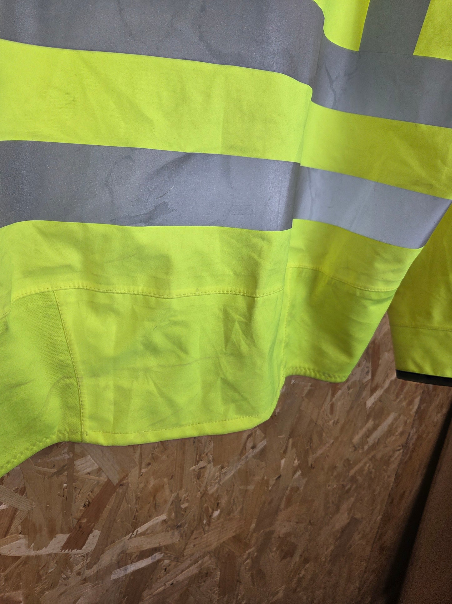 British Police Yellow Hi-Vis Jacket Yaffy Blouson Bomber Klickfast Docks 800