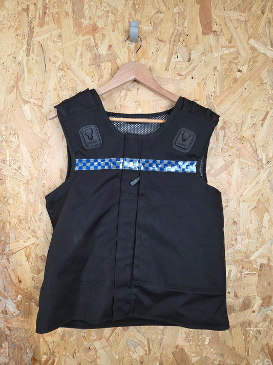 Cooneen Hawk Stab Vest Body Armour Cover Black Klickfast Docks Checked Strip