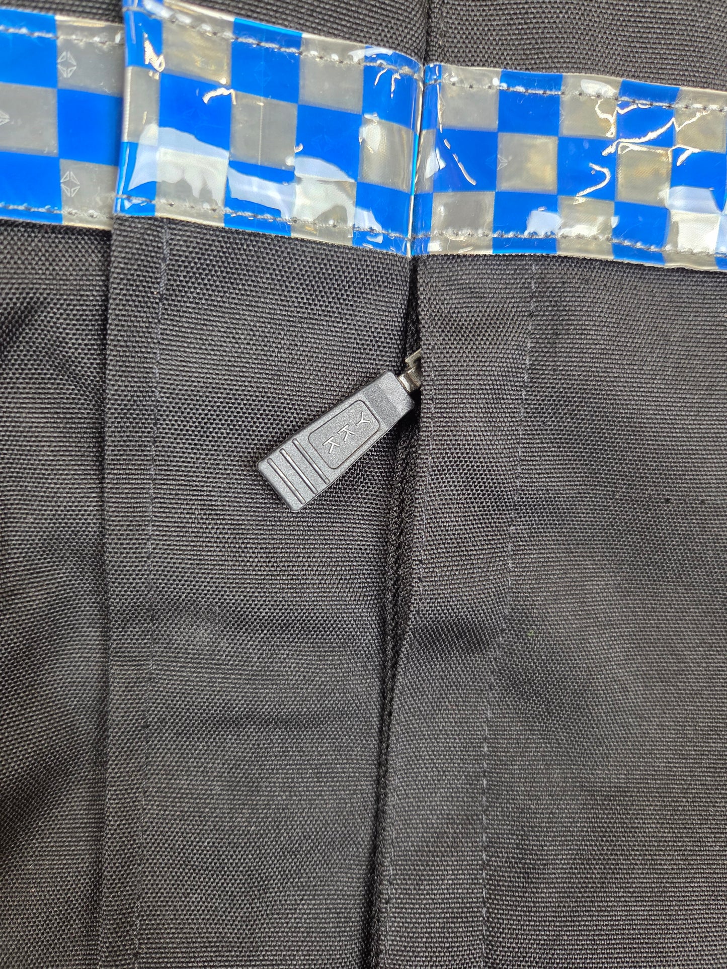 Cooneen Hawk Stab Vest Body Armour Cover Black Klickfast Docks Checked Strip