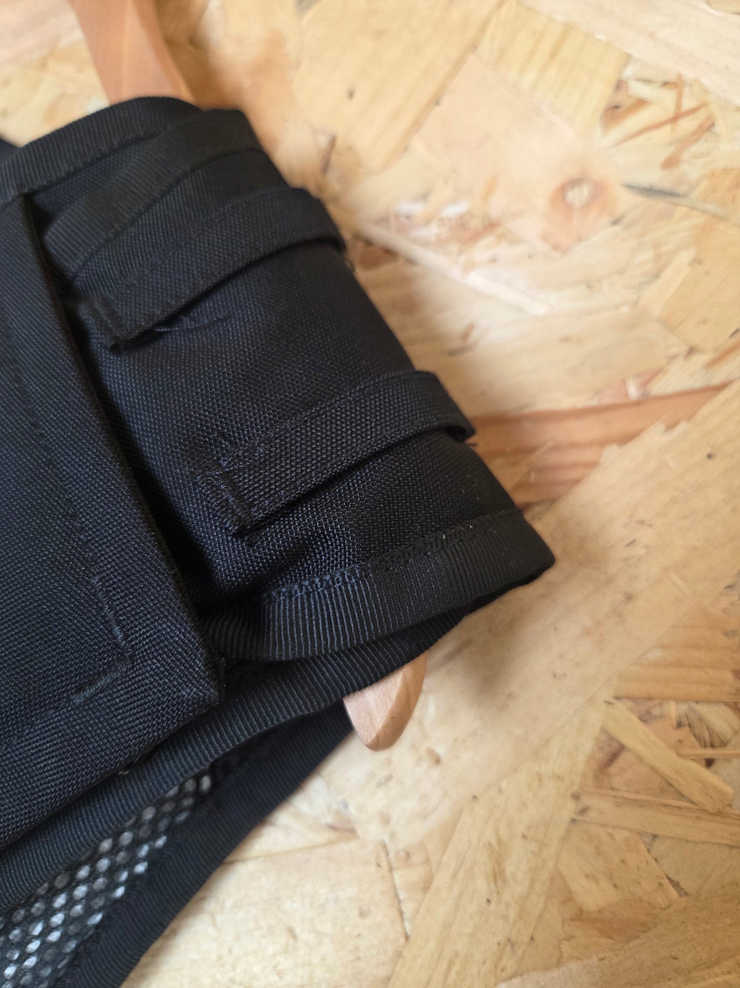 Cooneen Hawk Stab Vest Body Armour Cover Black Klickfast Docks Checked Strip
