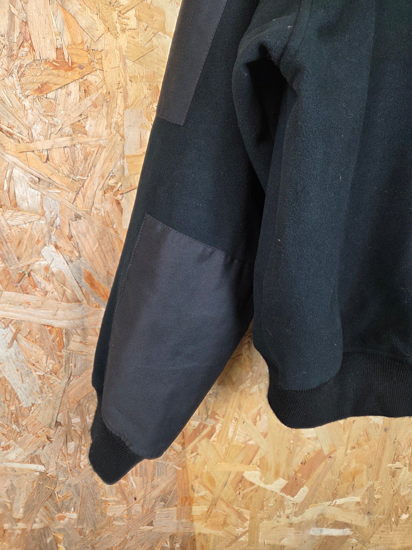 British Police Black with Checked Fleece with Radio Loop Yaffy