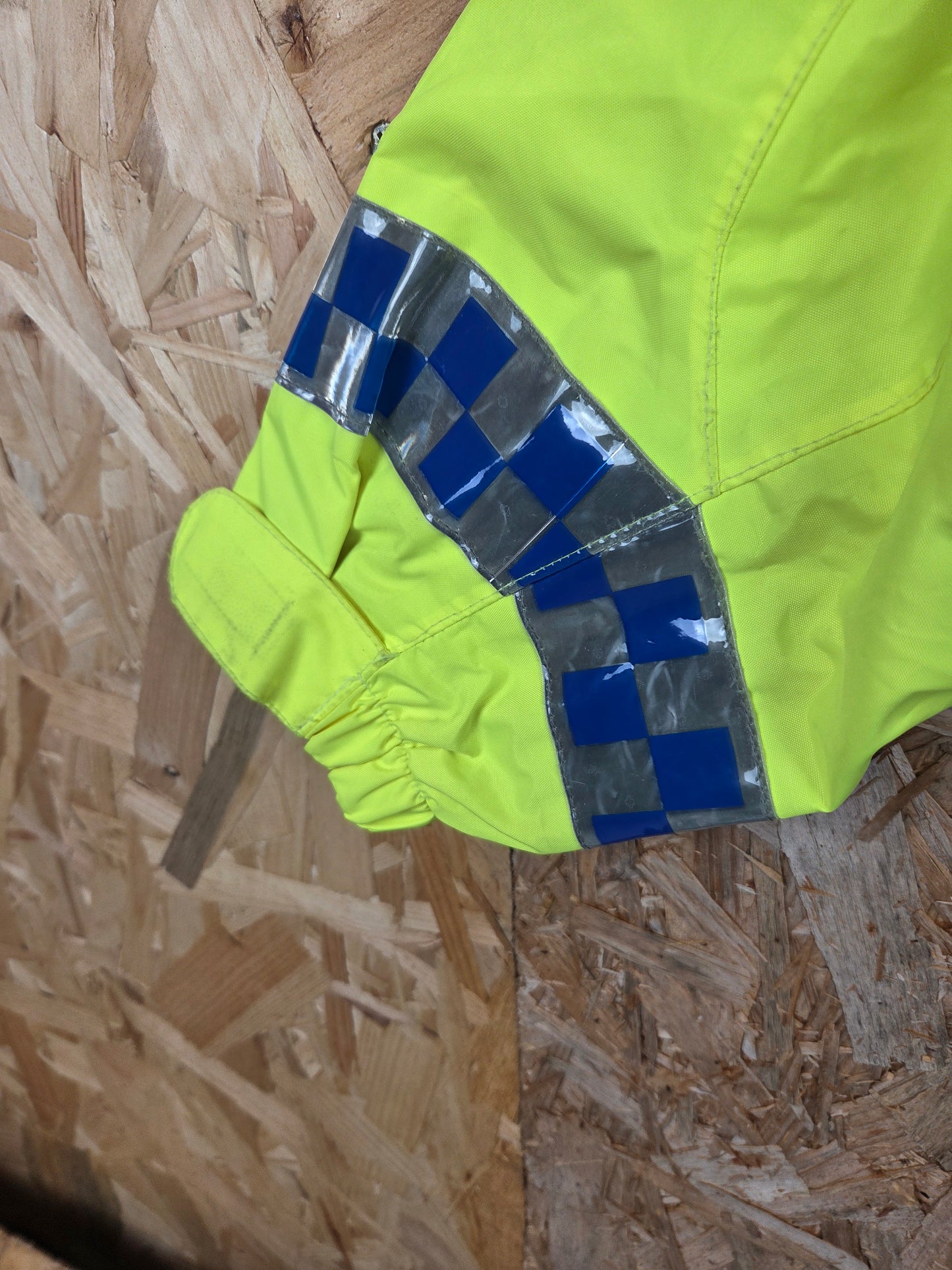 Keela British Police Waterproof Jacket Yellow Hi-Vis Grade A